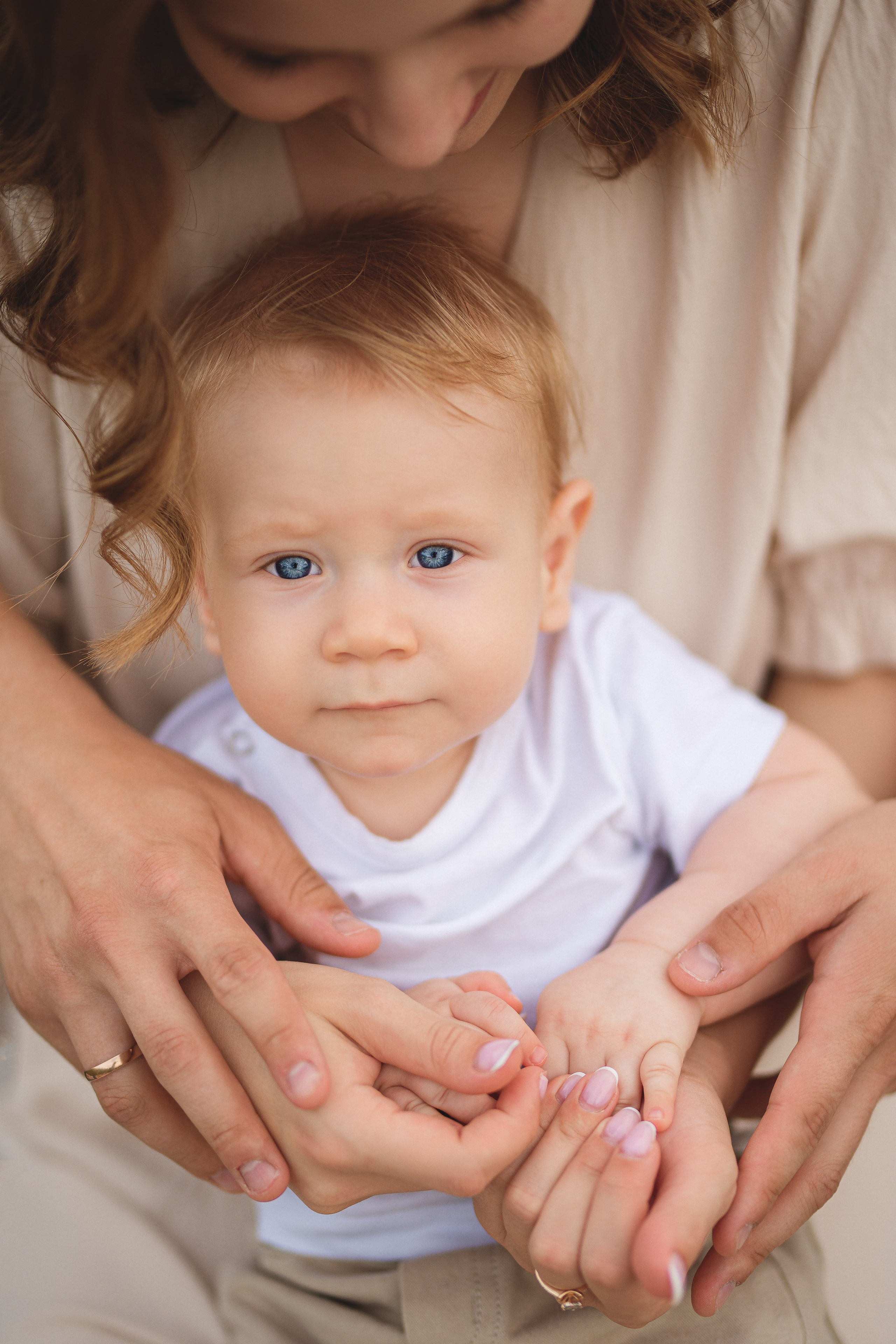 Костя, Яна и Арсений. Фотограф Таинств Крещения и Венчания в г. Курске