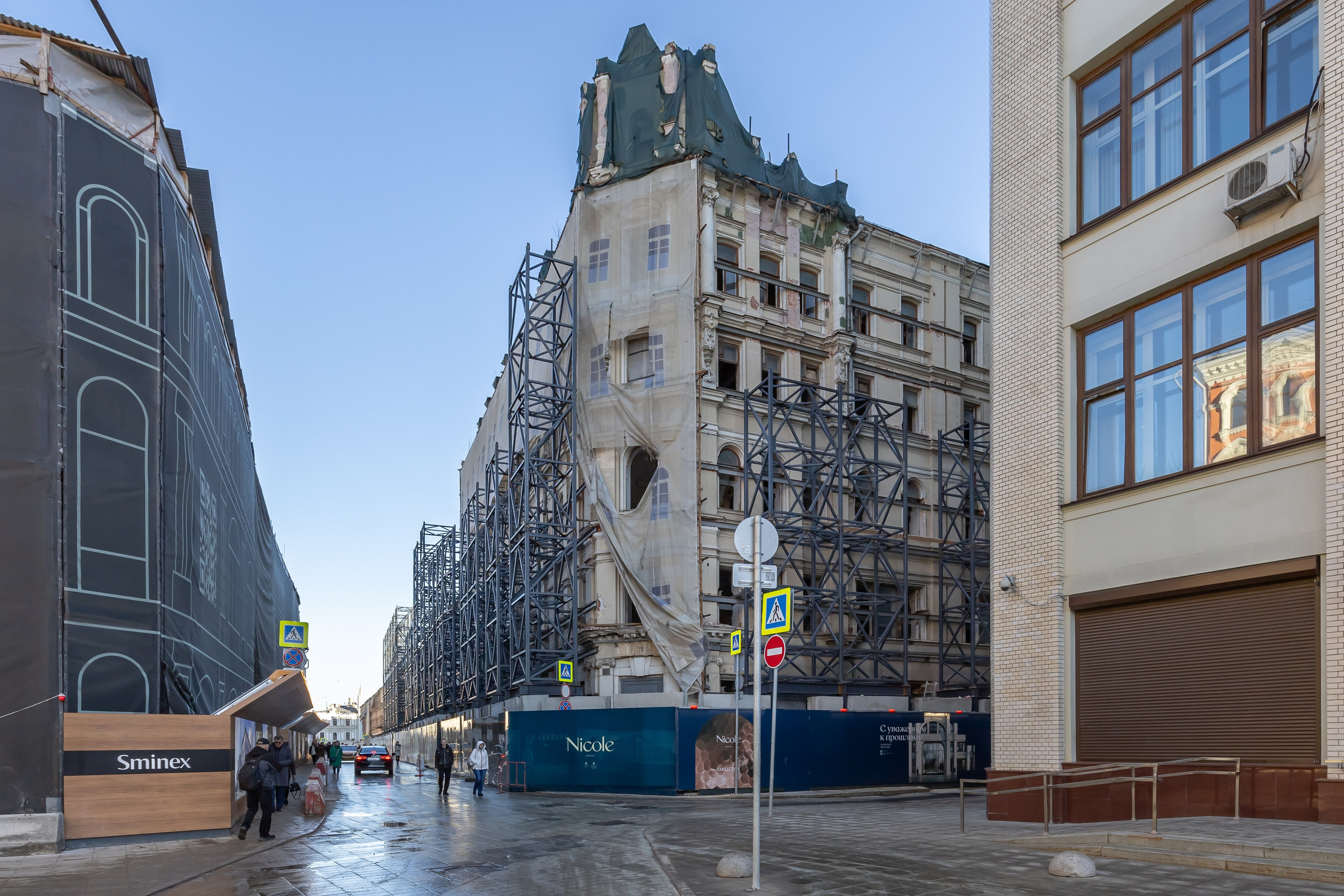 Съемка для строительной компании в Богоявленском переулке. Интерьерный фотограф в Москве Сергей Чекмезов