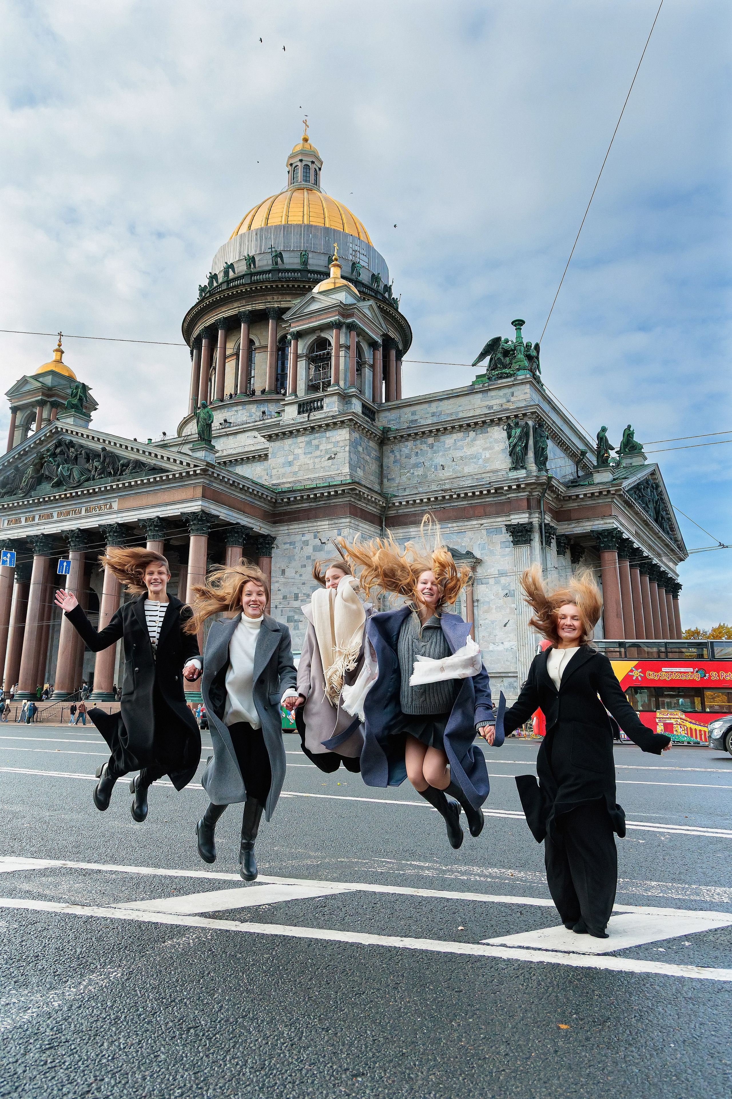 Осень. Старшая школа. Свадебный, семейный, детский фотограф в Санкт-Петербурге