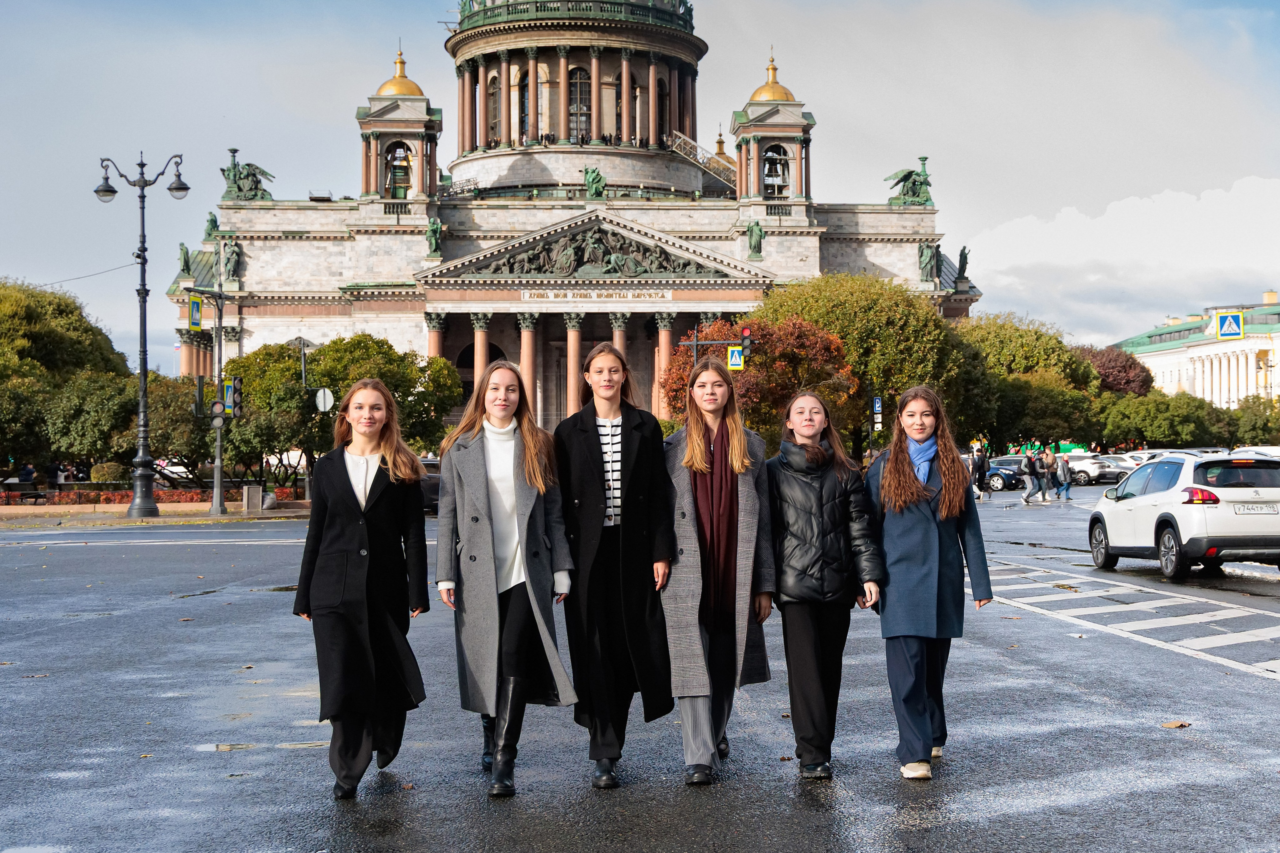 Осень. Старшая школа. Свадебный, семейный, детский фотограф в Санкт-Петербурге