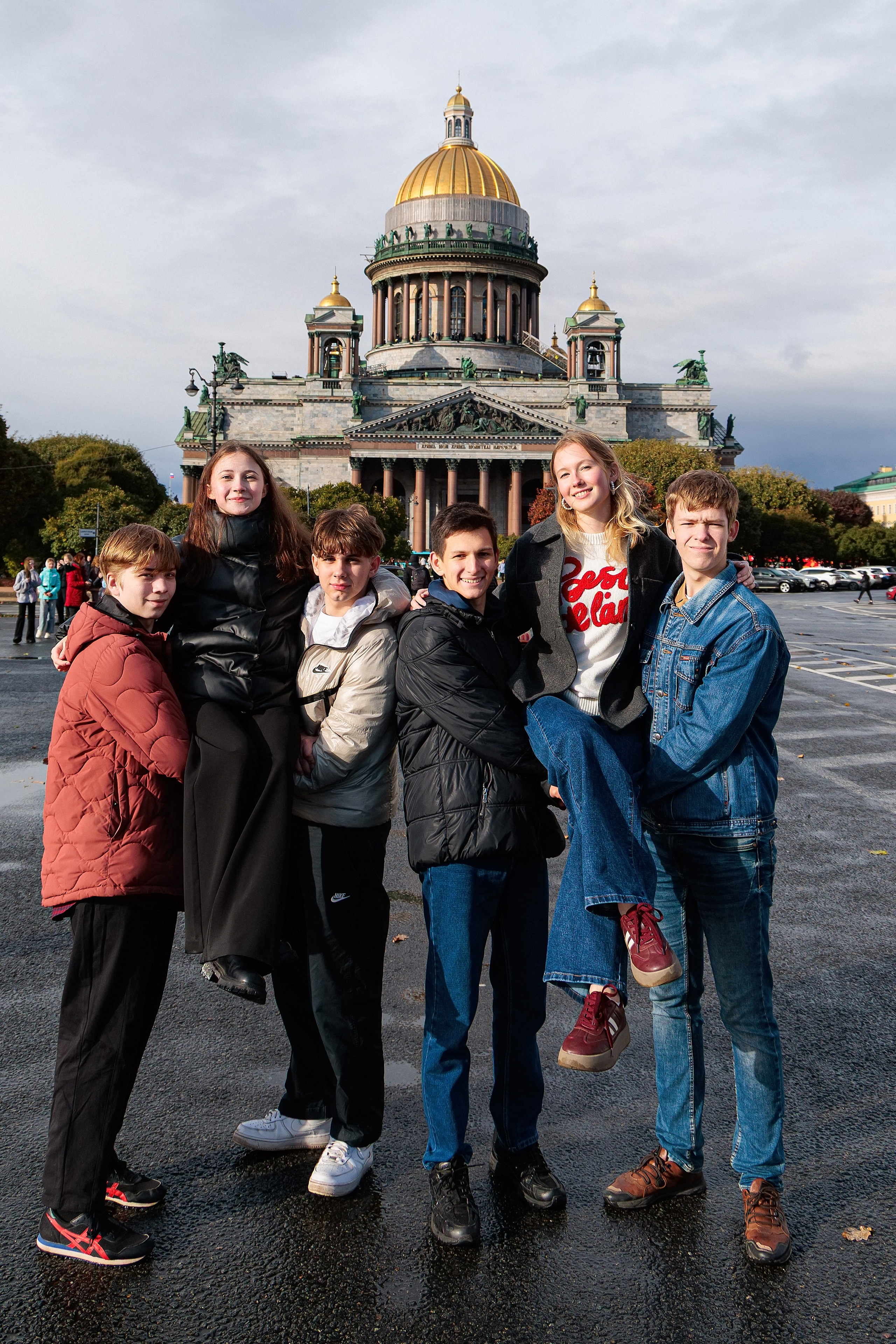 Осень. Старшая школа. Свадебный, семейный, детский фотограф в Санкт-Петербурге