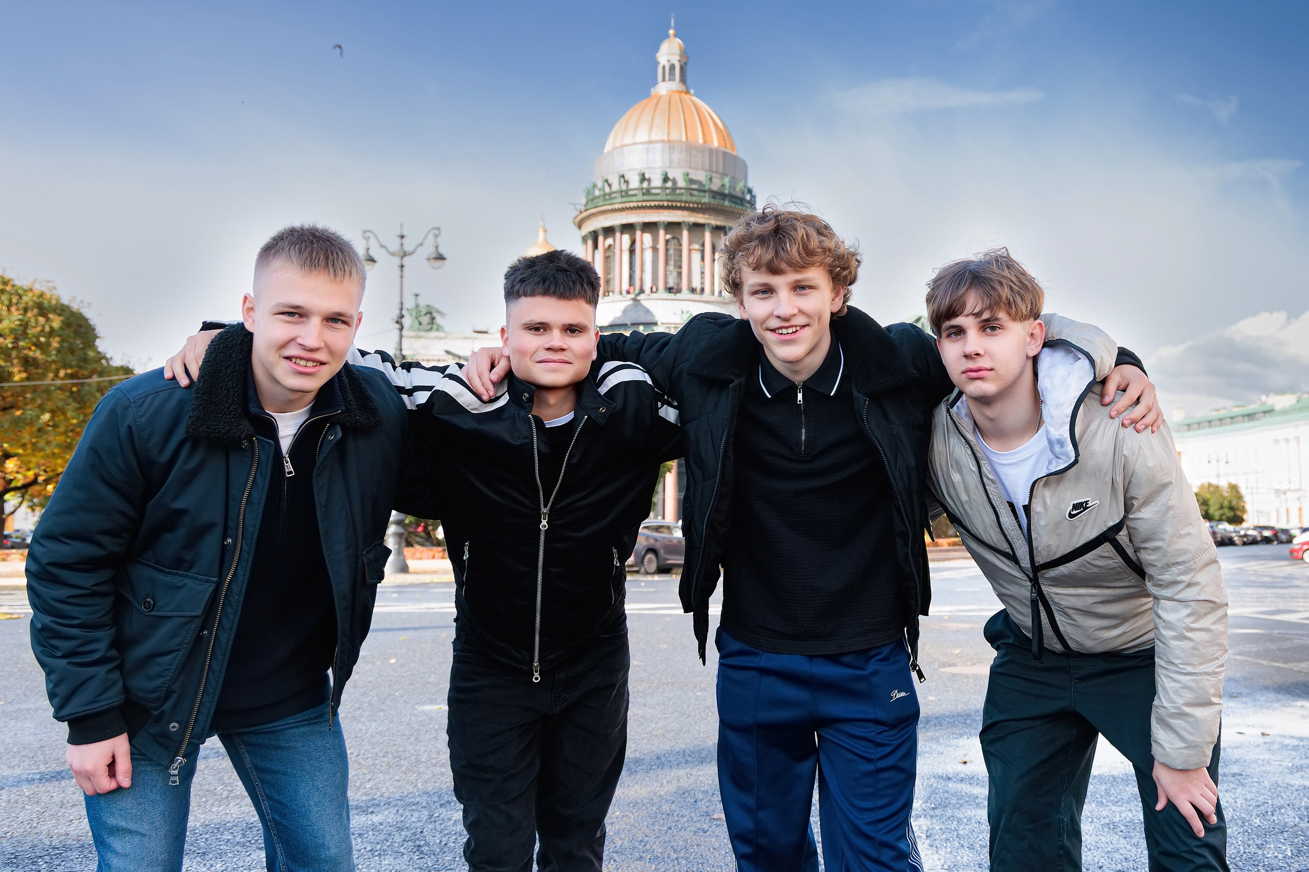 Осень. Старшая школа. Свадебный, семейный, детский фотограф в Санкт-Петербурге