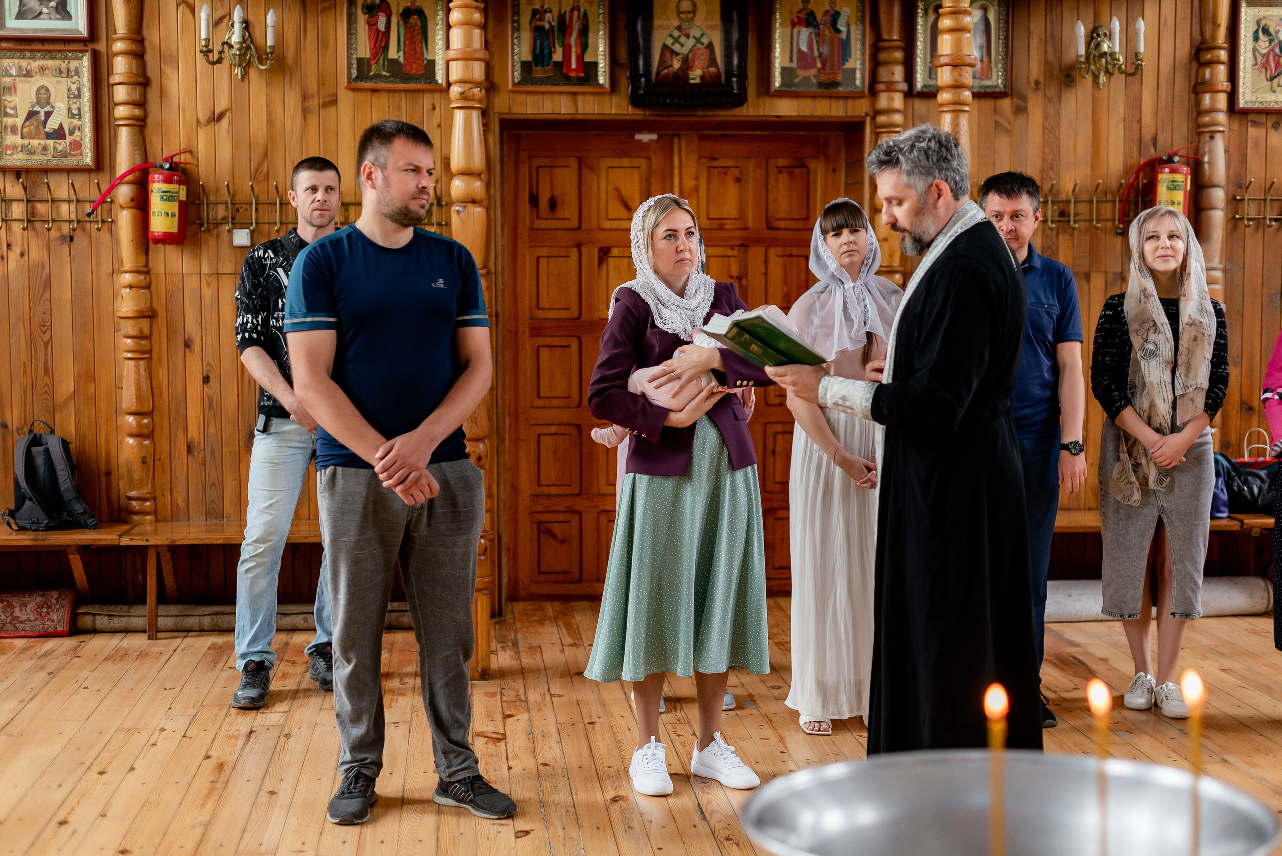 Крещение Ксении. Фотограф Татьяна Иванчикова