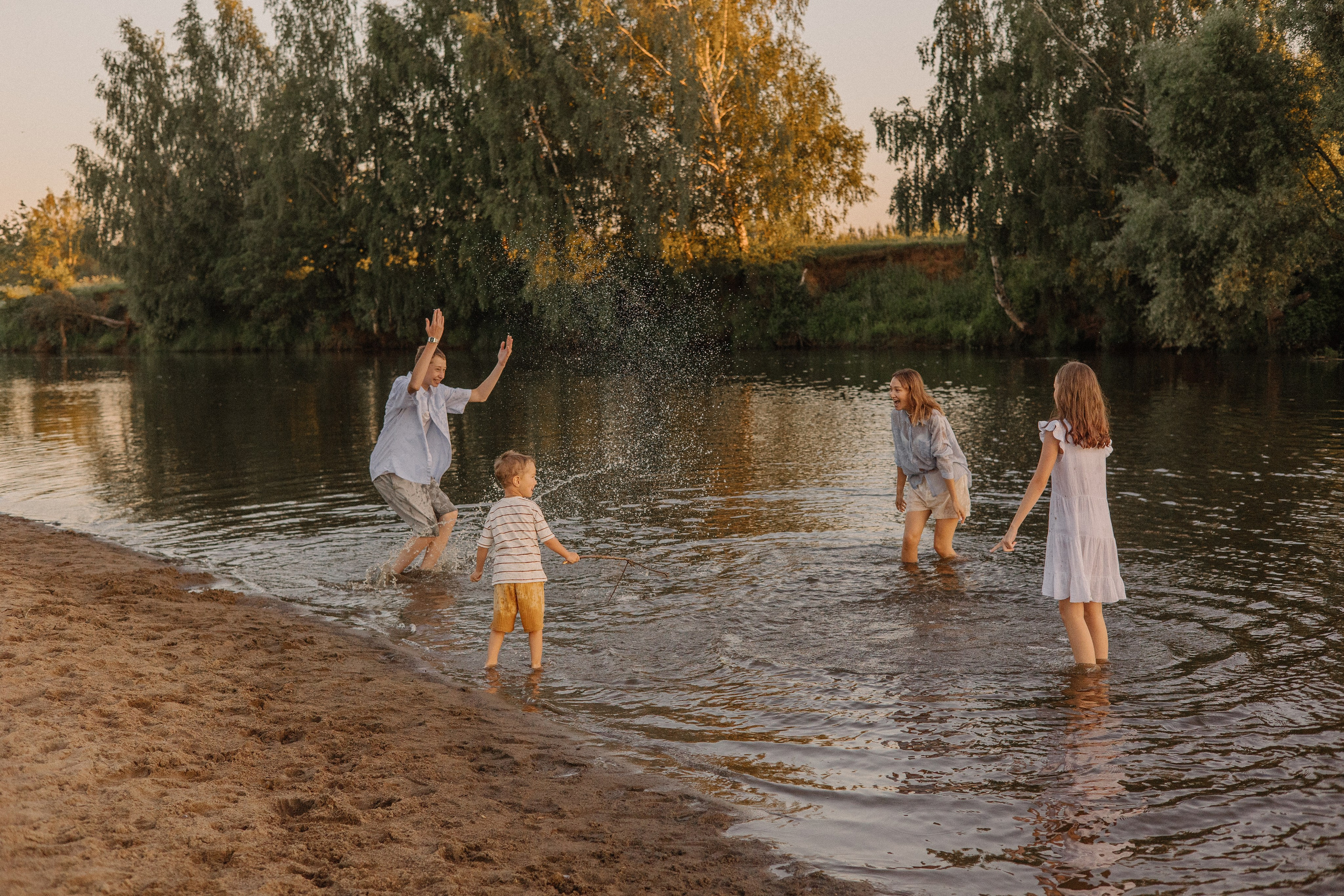 Наргиза, Давид, Диана и Демьян. Семейный фотограф Александра Тарасова