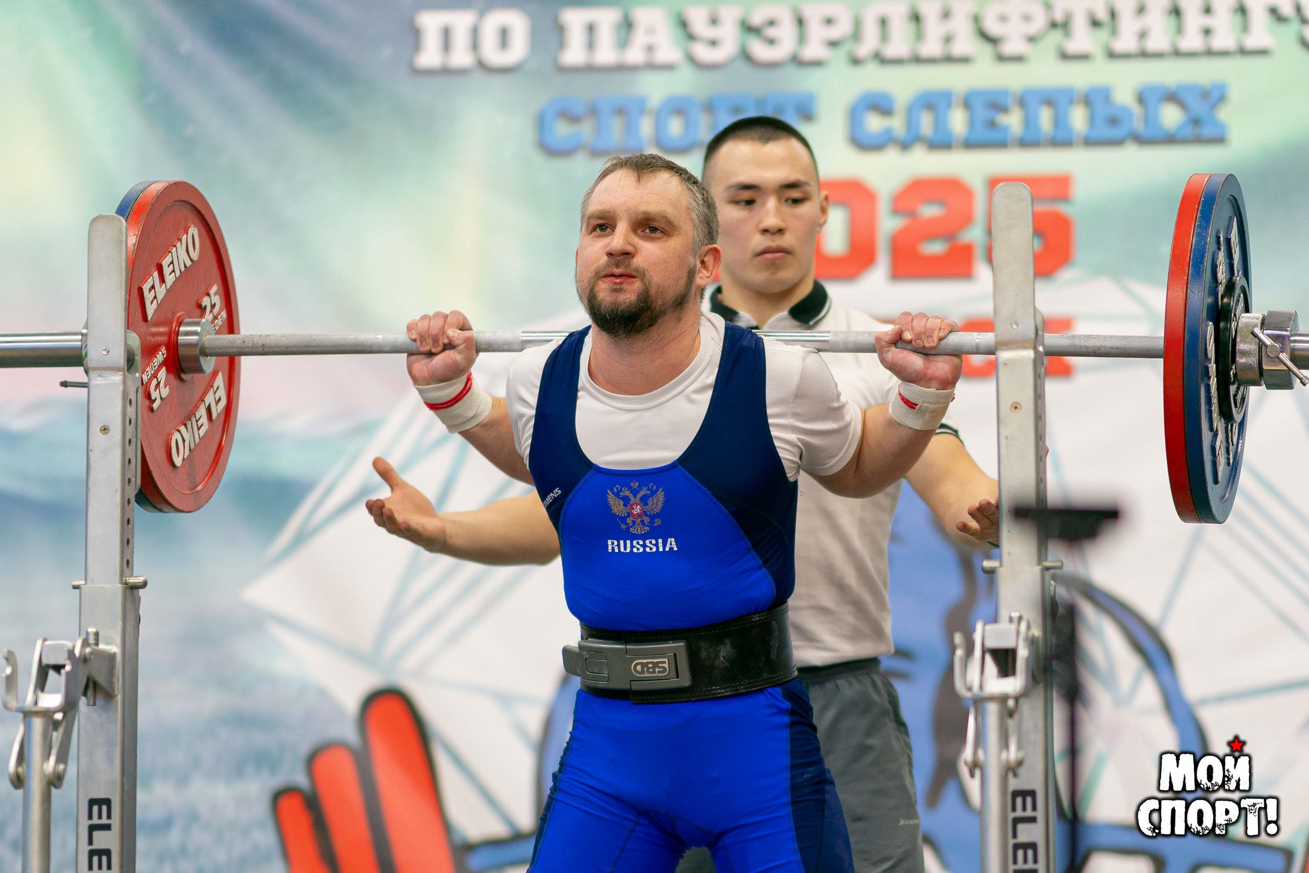 Чемпионат России по пауэрлифтигу 2025. Спорт слепых. Студия «Мой Спорт!» — все о спорте в Якутии