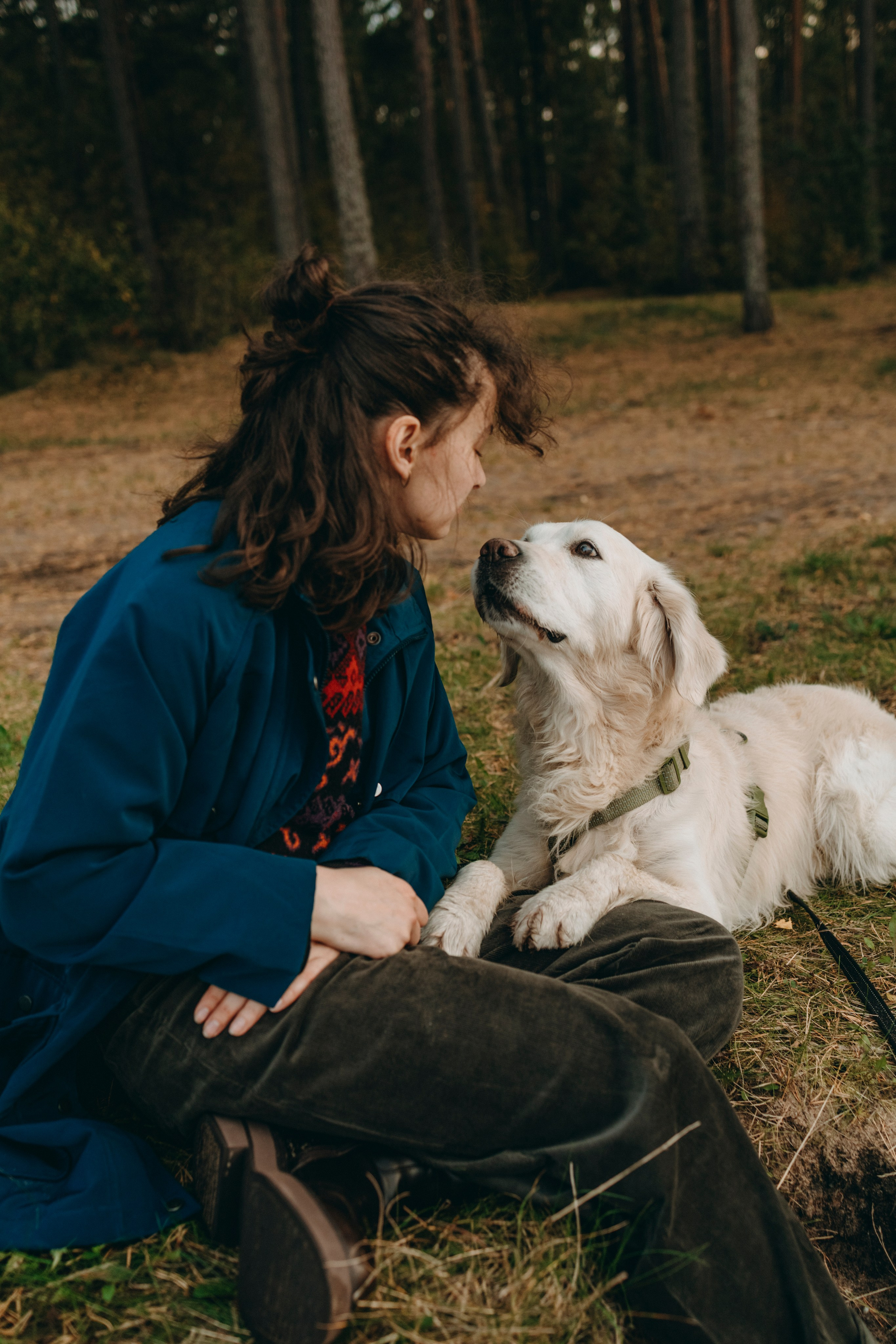 Прогулка Насти с Арчи и Арагоном. Фотограф-анималист в Санкт-Петеребурге Титова Алиса