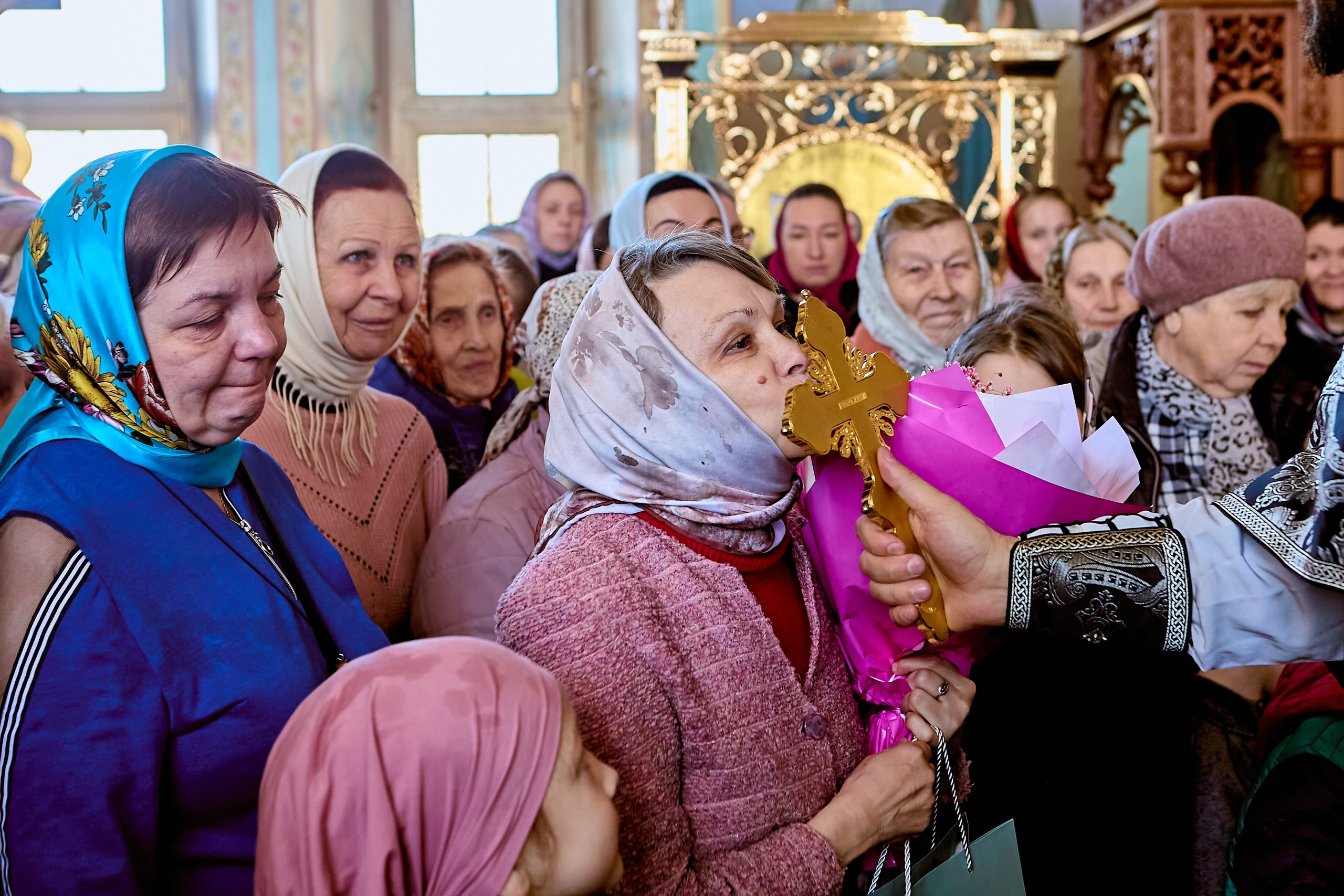 Фотографии в храме во второе Воскресение Великого поста