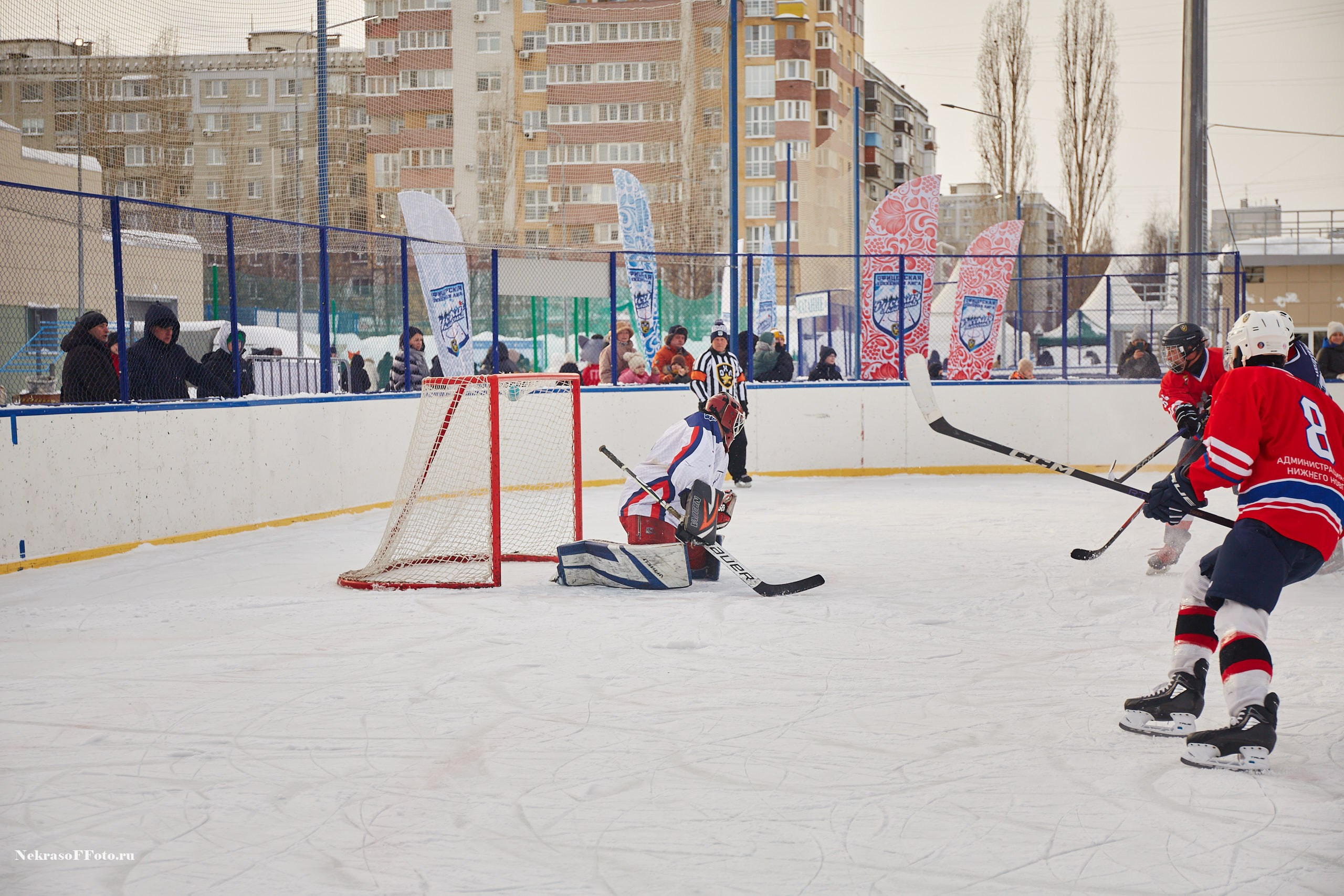 Турнир по хоккею «Русская классика» в рамках Офицерской хоккейной лиги. Спортивный фотограф Некрасов Денис