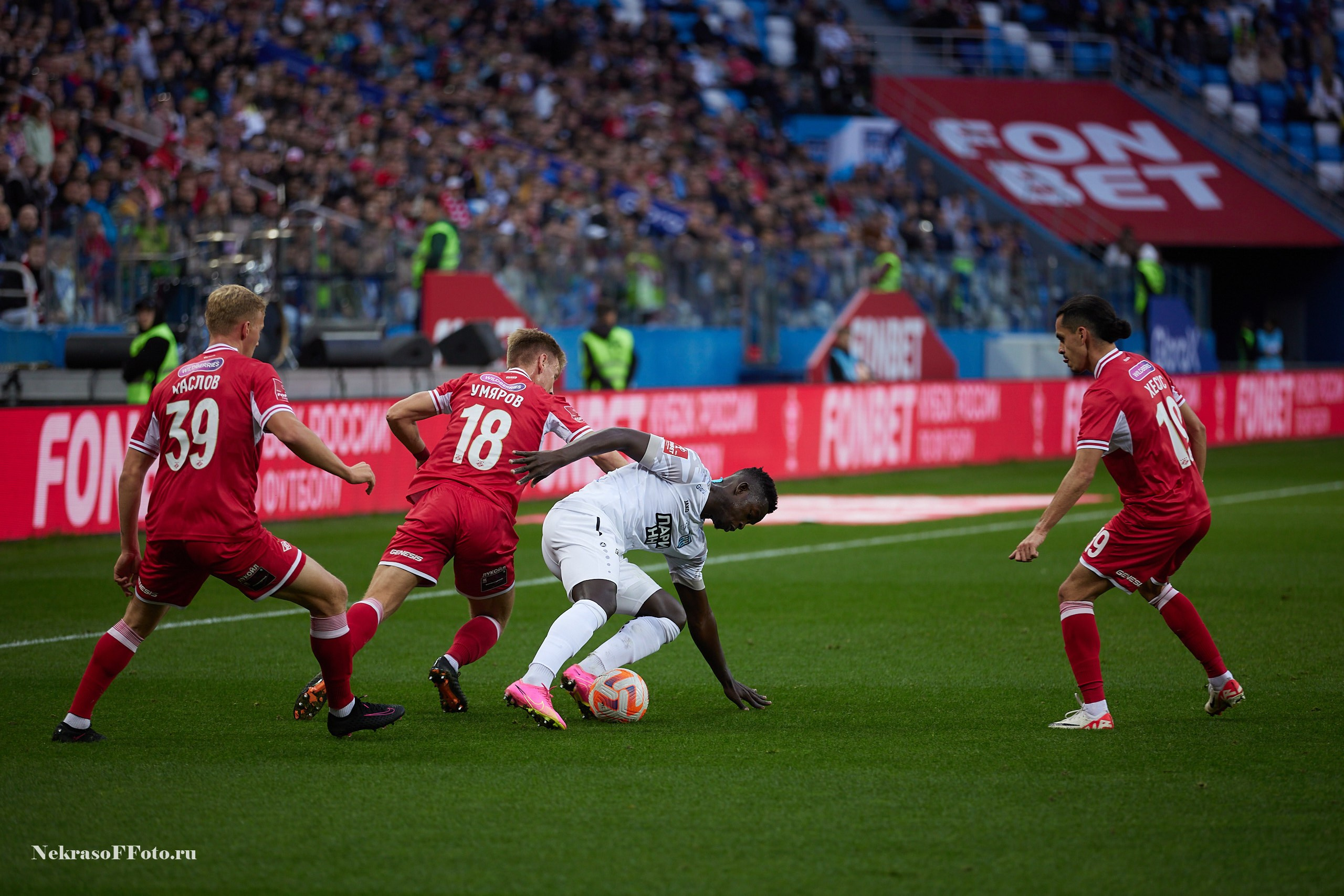 РПЛ ФК Пари НН- ФК Спартак. Спортивный фотограф Некрасов Денис