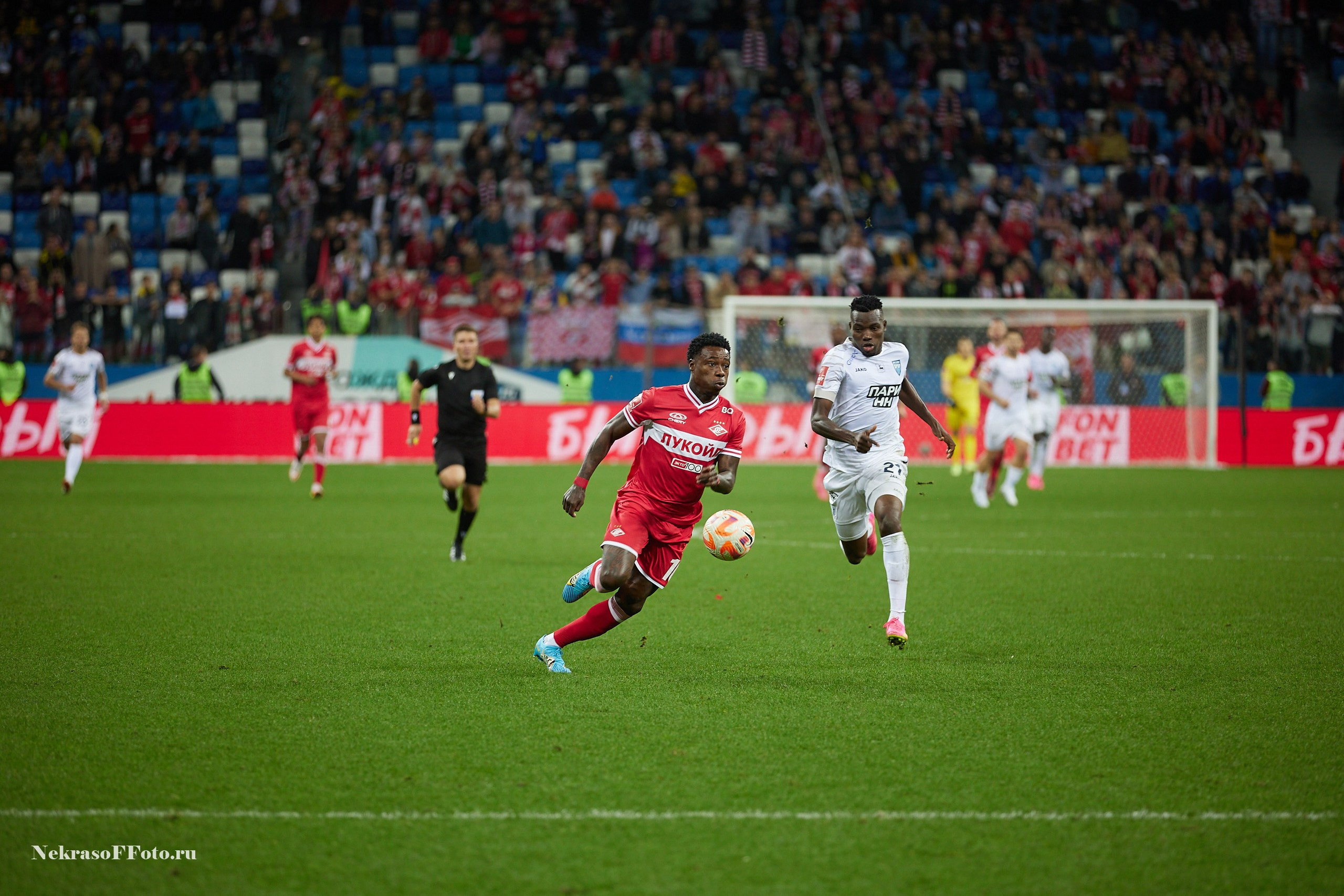 РПЛ ФК Пари НН- ФК Спартак. Спортивный фотограф Некрасов Денис