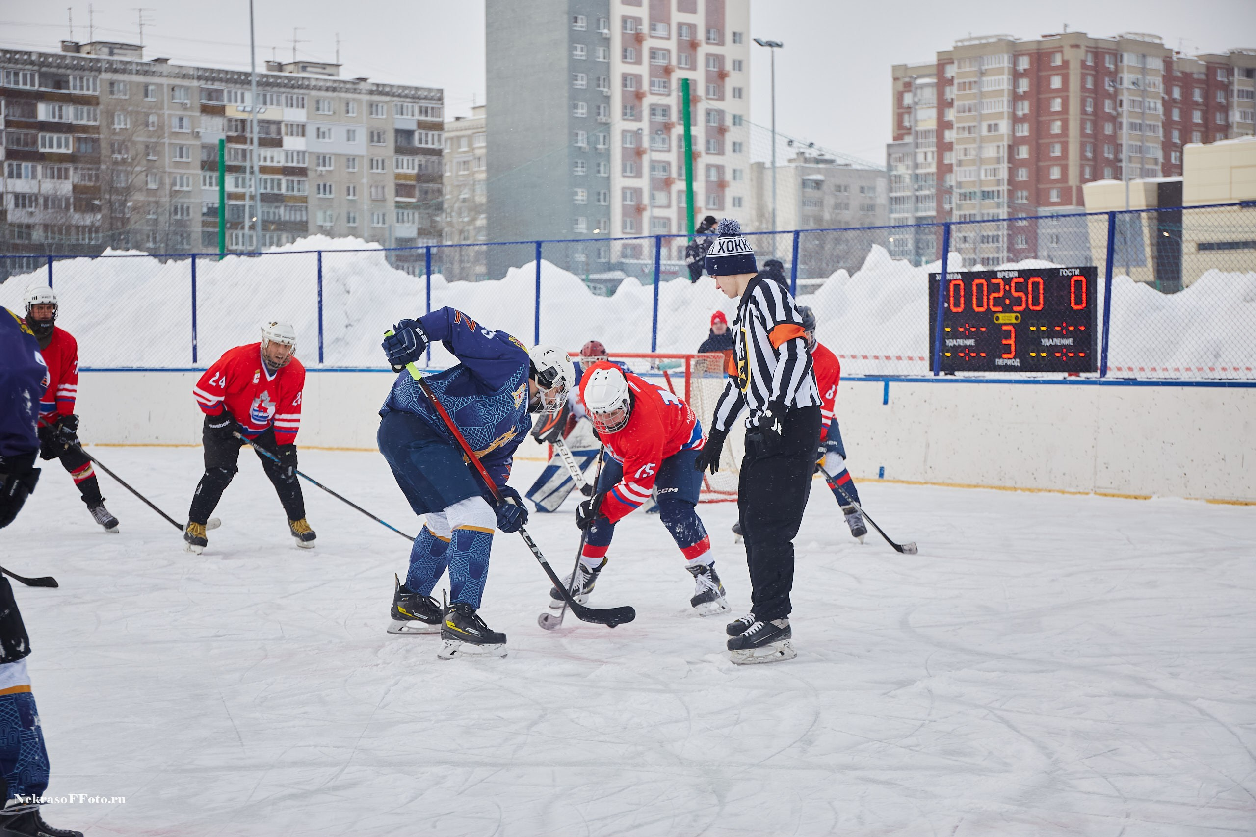 Турнир по хоккею «Русская классика» в рамках Офицерской хоккейной лиги. Спортивный фотограф Некрасов Денис