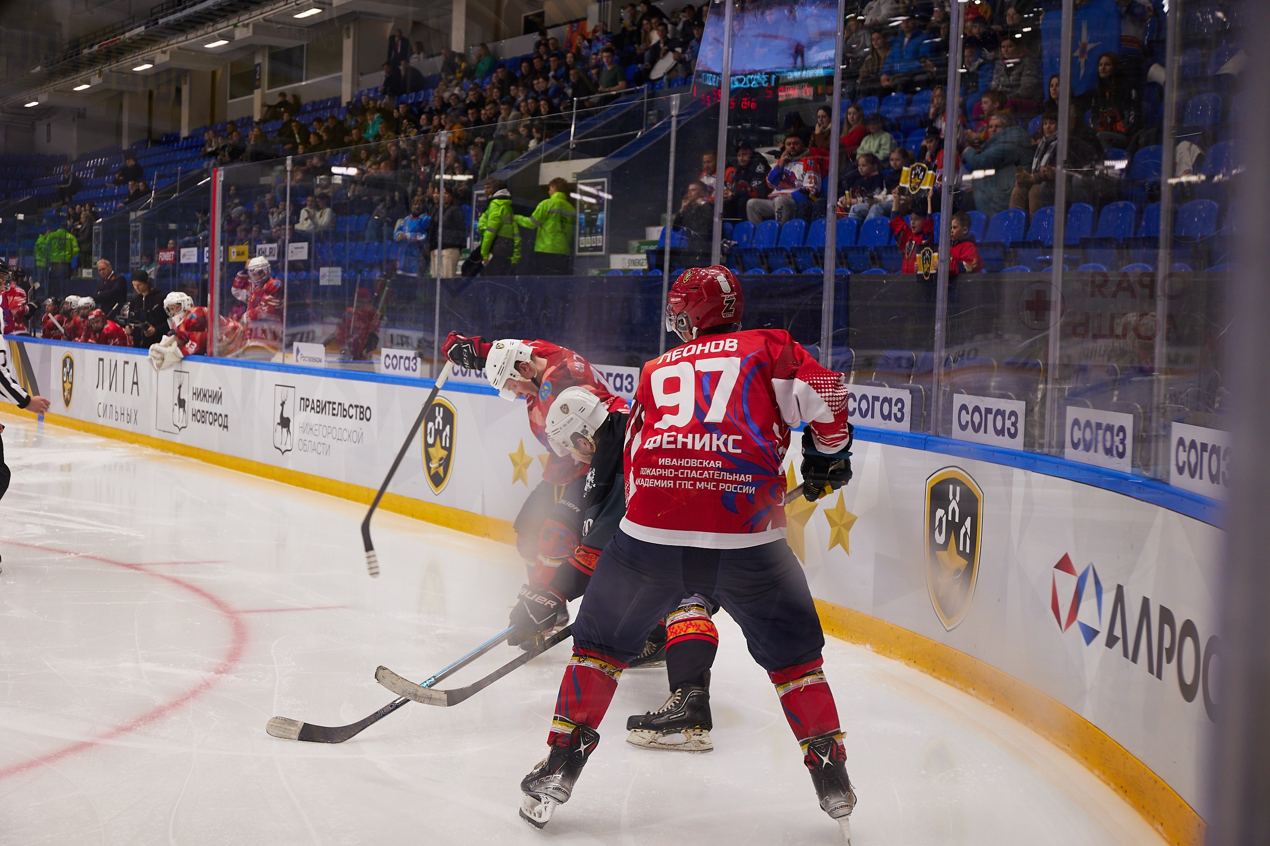 Репортаж. Офицерская хоккейная лига 2025 год. Спортивный фотограф Некрасов Денис