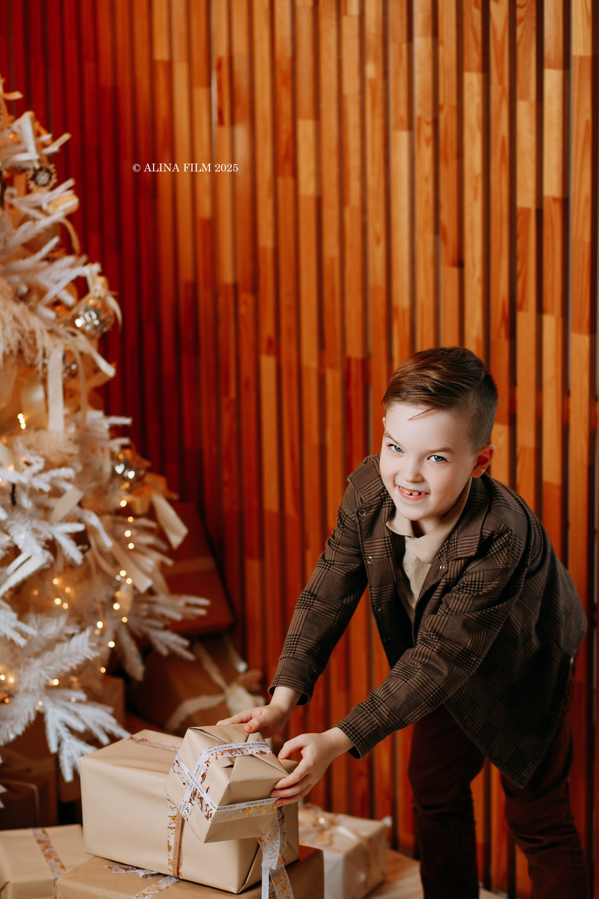 Семейная новогодняя фотосессия. Фотограф в Санкт-Петербурге Alina Film