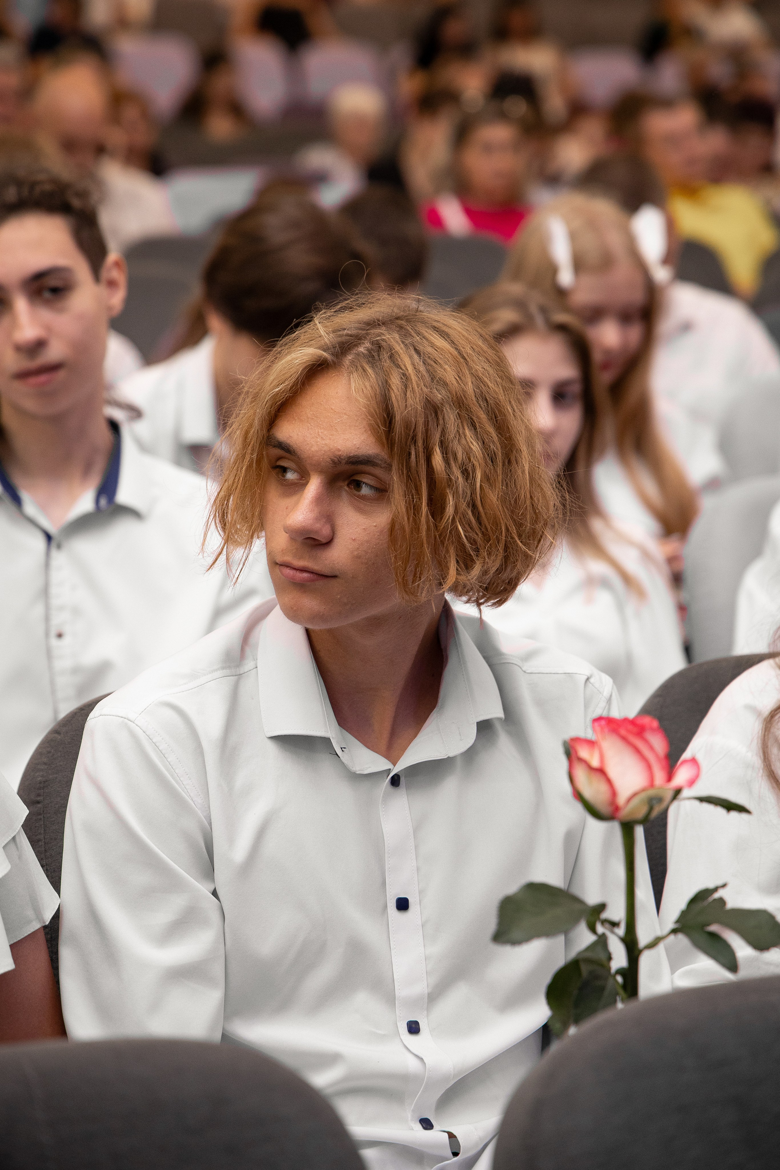 Выпускной в школе. Анна Рышкевич