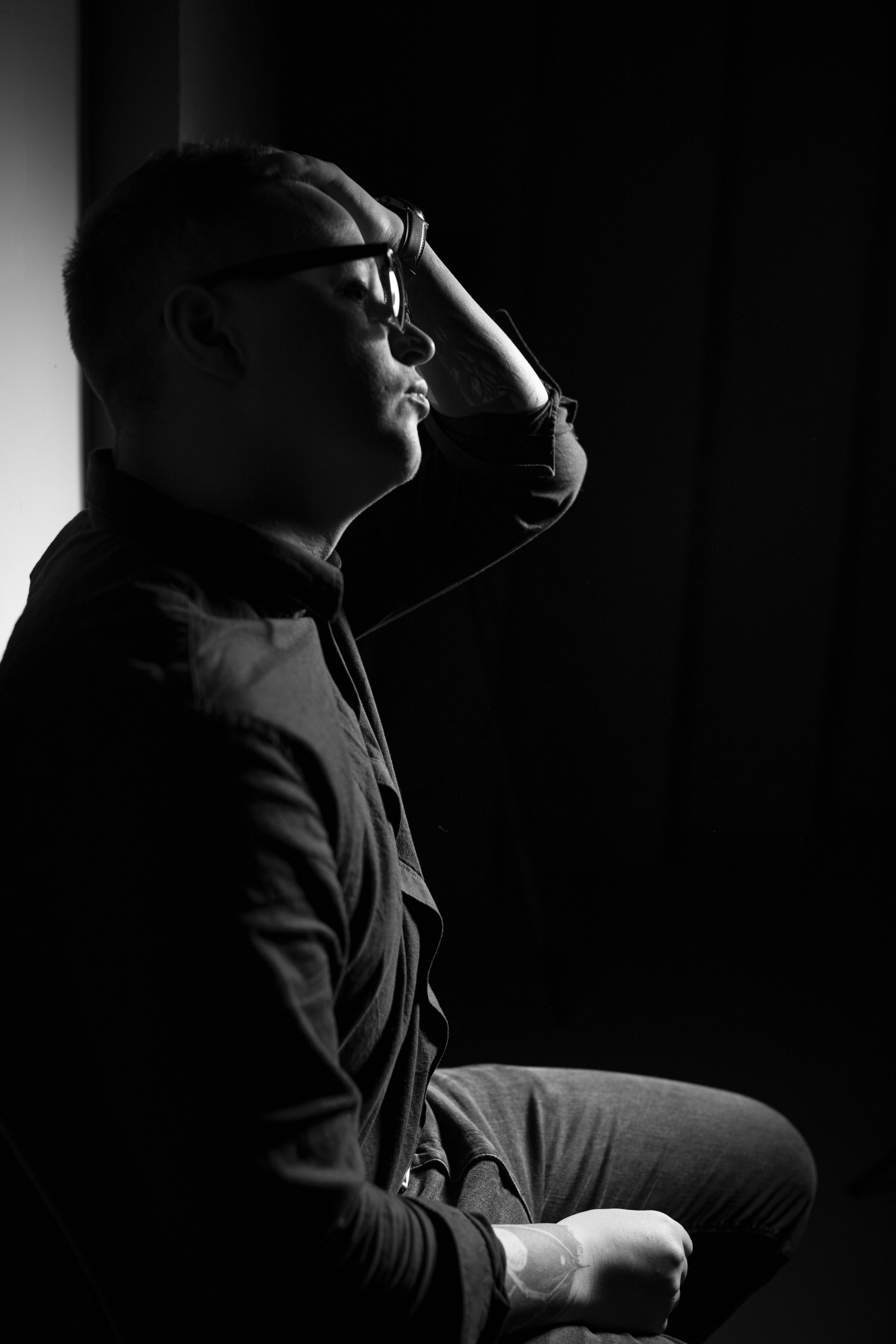 Мужской портрет_ЧБ. Портретный фотограф Ярославль I Натали Чуб