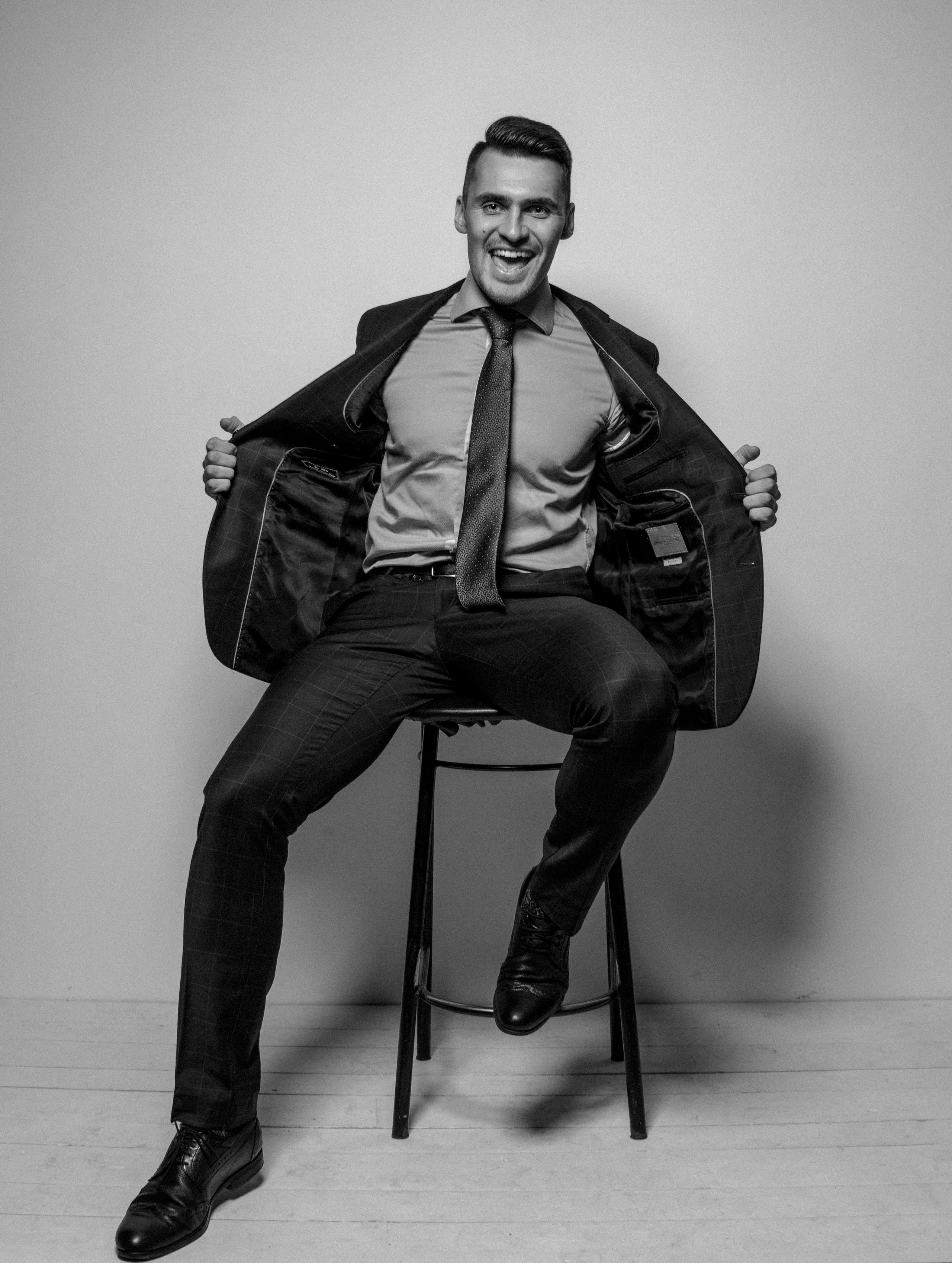 Мужской портрет_ЧБ. Портретный фотограф Ярославль I Натали Чуб