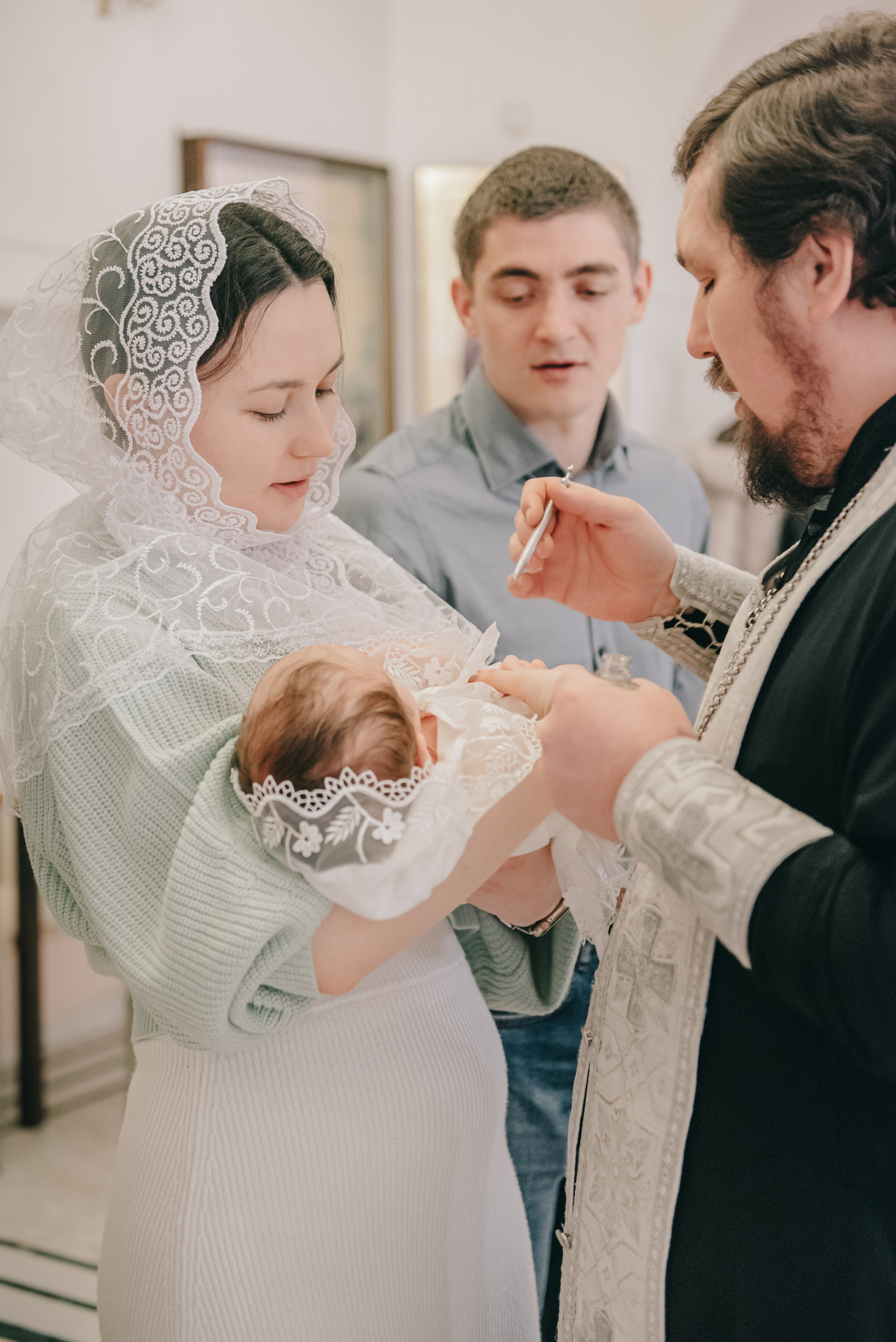 Крещение Варвары. Фотограф в Краснодаре Зеленкина Дарья