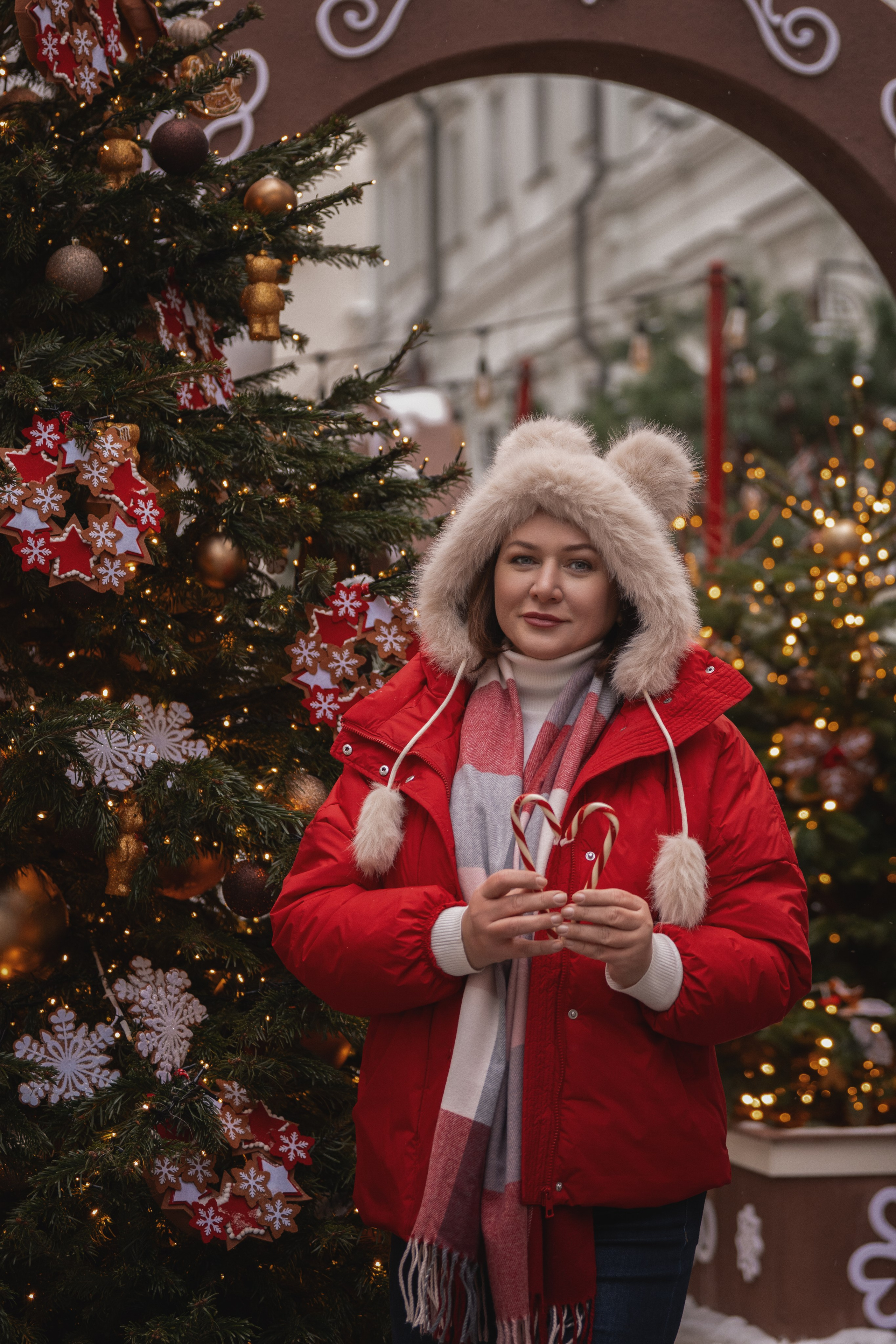 Фотосессия на улице зимой. Женский фотограф в Москве Богдашкина Динара