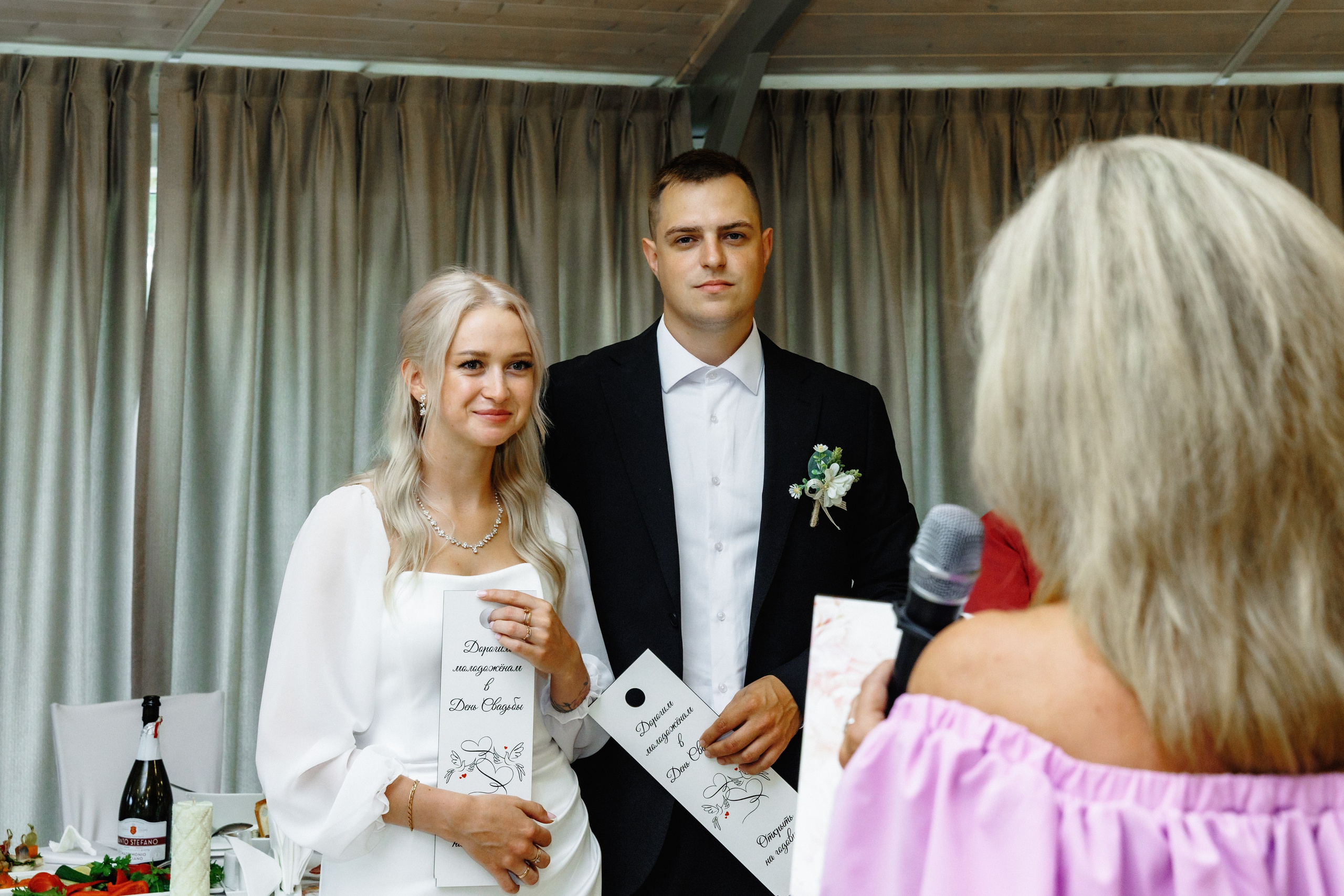 Максим и Ирина на базе Заостровье банкет. Свадебный и семейный фотограф в г. Волхов Алексей Кочерыжкин