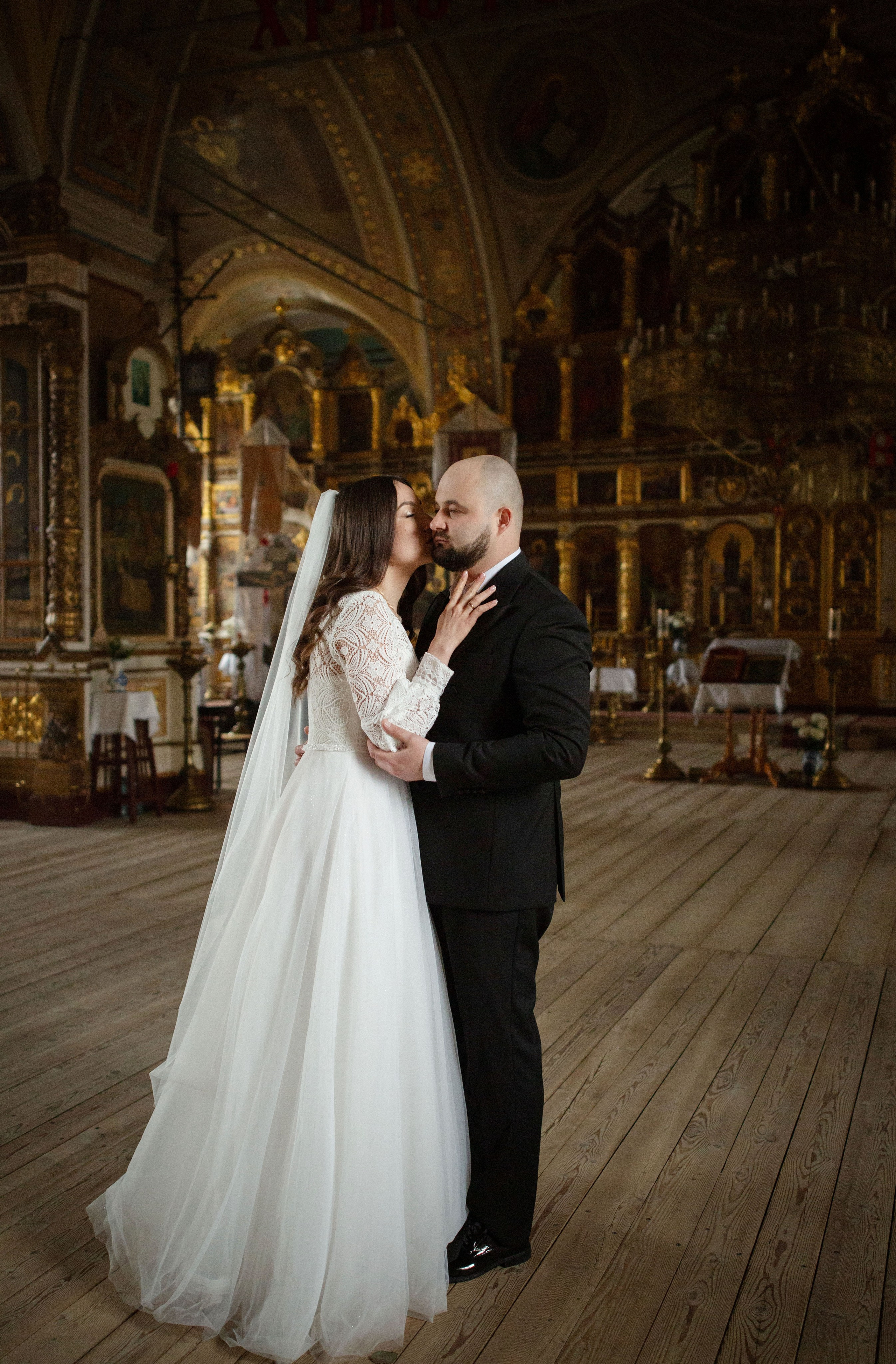 Венчание Дмитрий и Елена Воскресенский храм. Семейный и детский фотограф Анна Петракова
