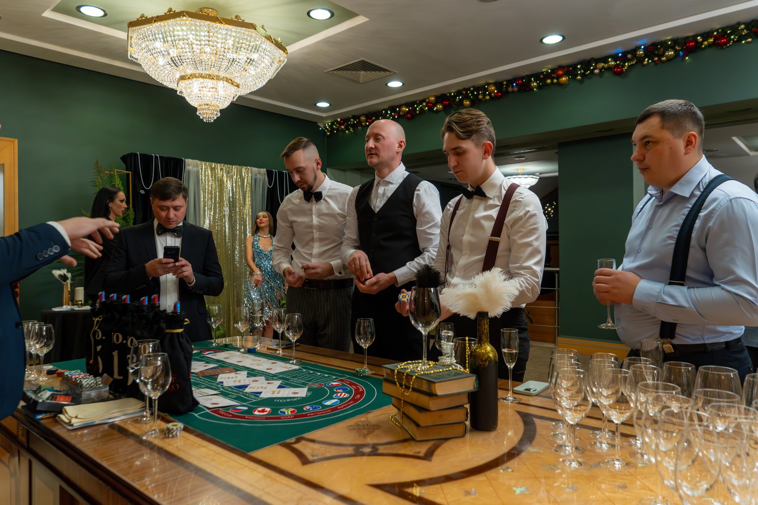 Новый год в стиле Great Gatsby. Репортажный фотограф в Красной Поляне и Сочи Павлюченко Екатерина