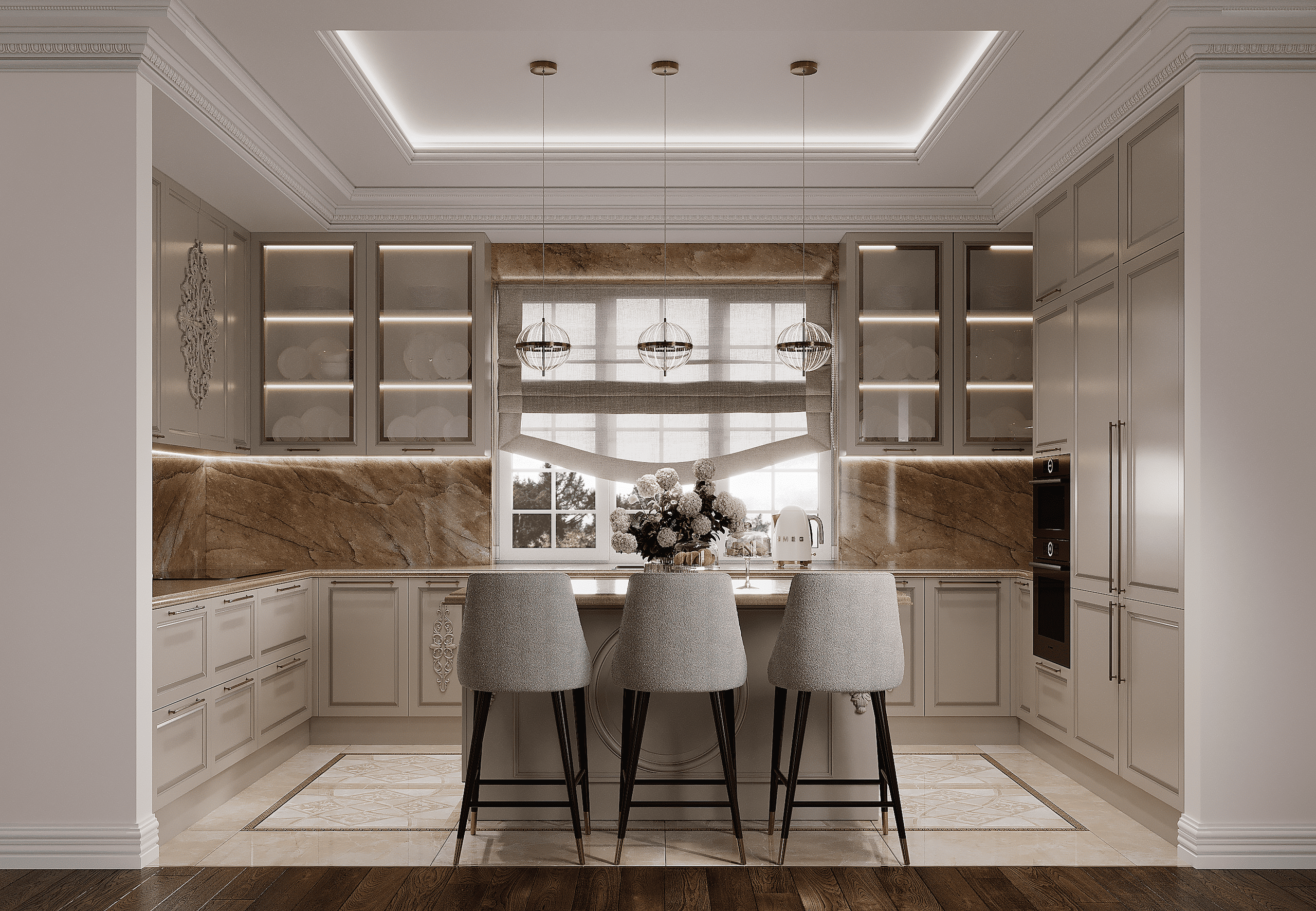 Жилой дом РУМЯНЦЕВО | МОСКВА. Design interior-Samsonyan R