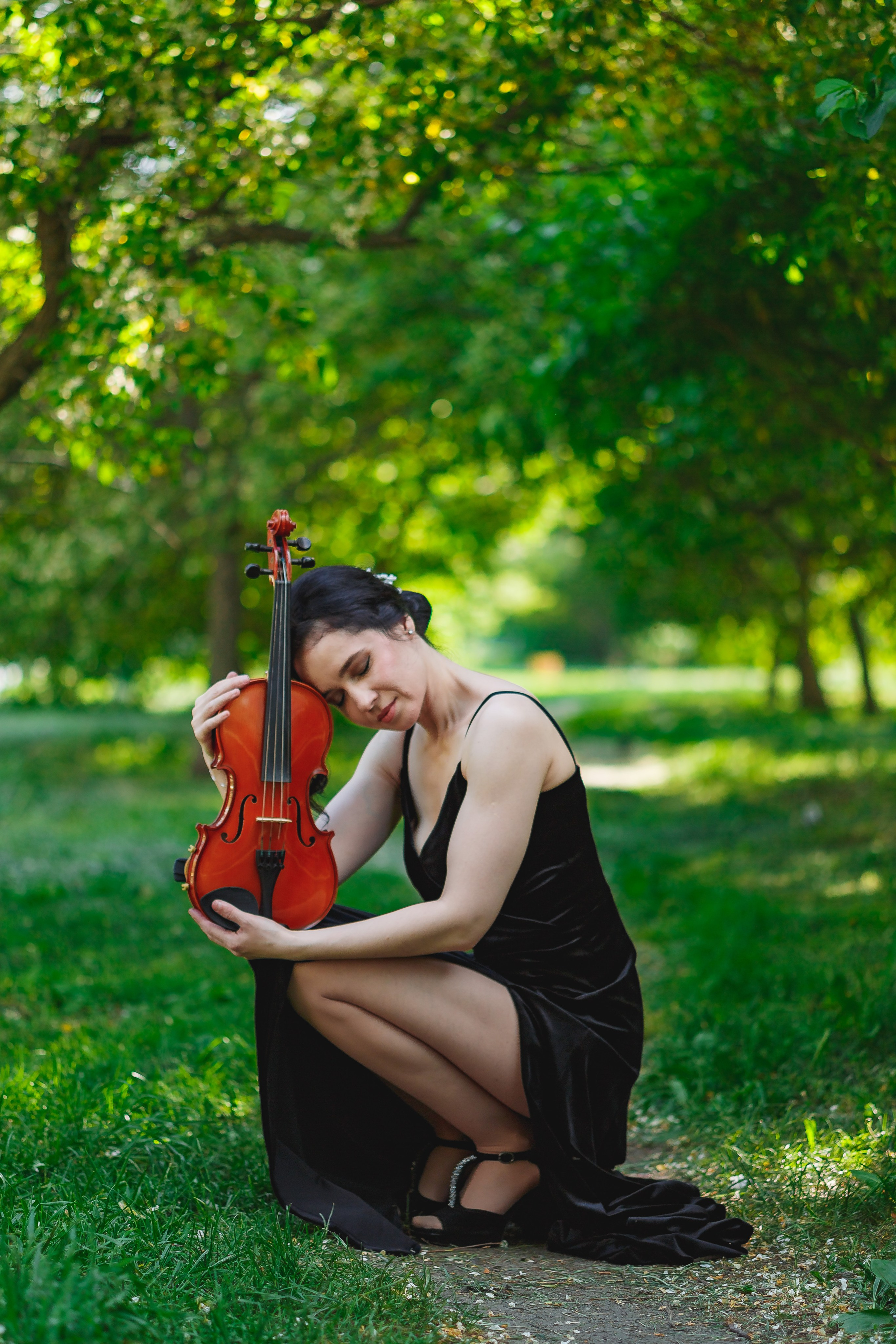 Скрипка и немножко томно; -). Семейный фотограф в Екатеринбурге