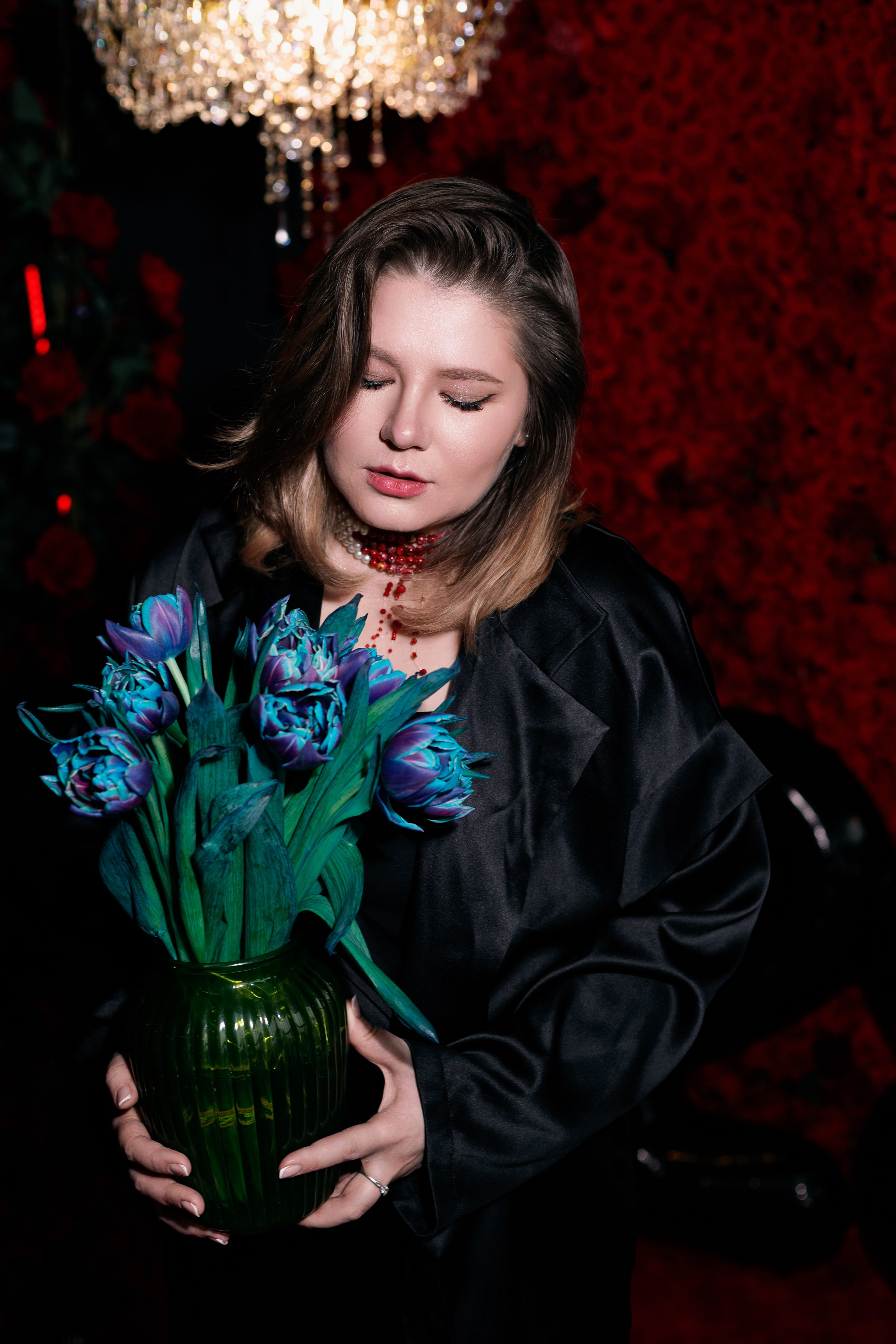 Фотосессия для девушки с бенто тортом в студии. Фотограф в Санкт-Петербурге, Анна Скворцова