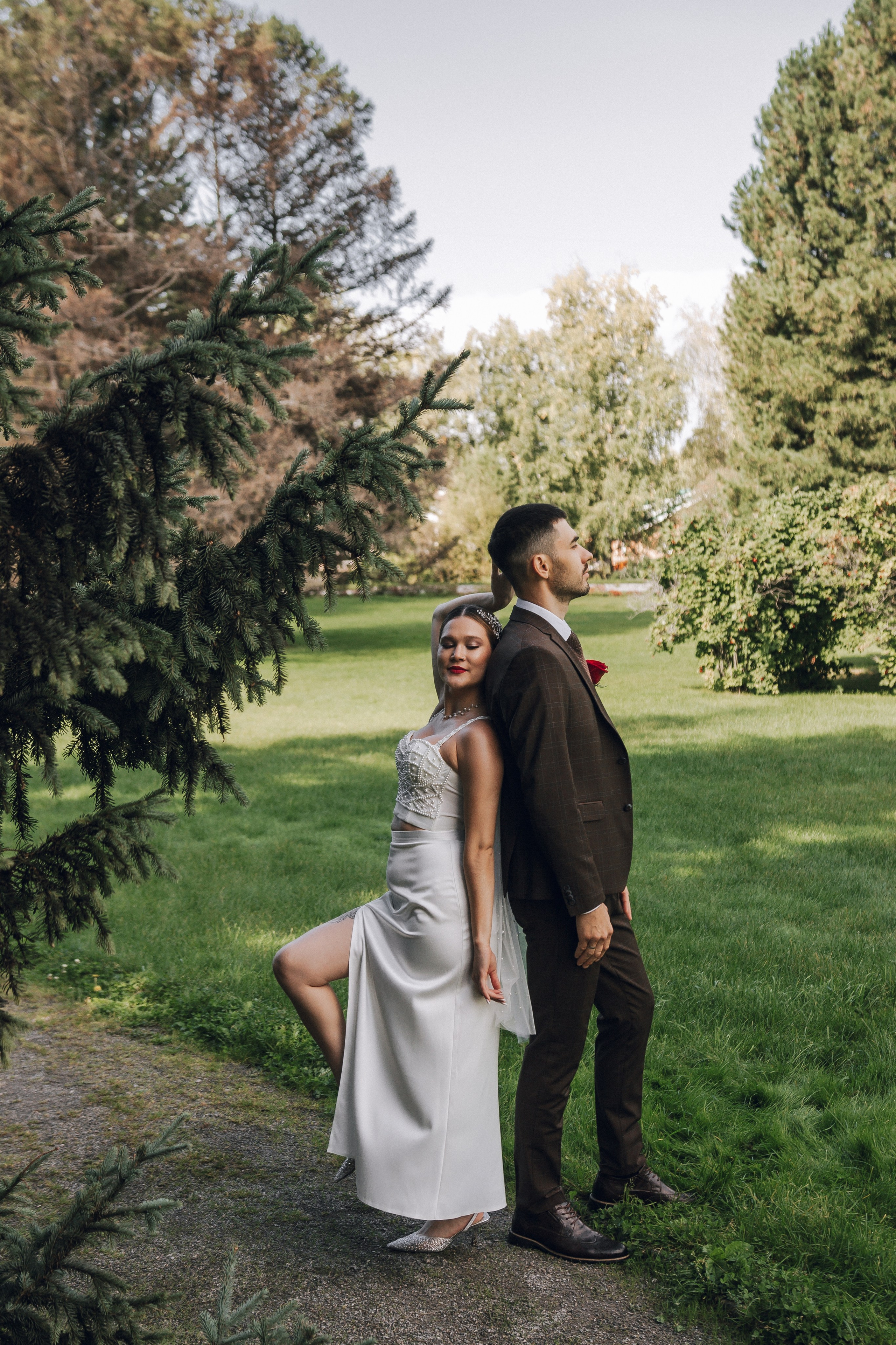 Дарья и Павел Ботанический сад. Фотограф Новосибирск