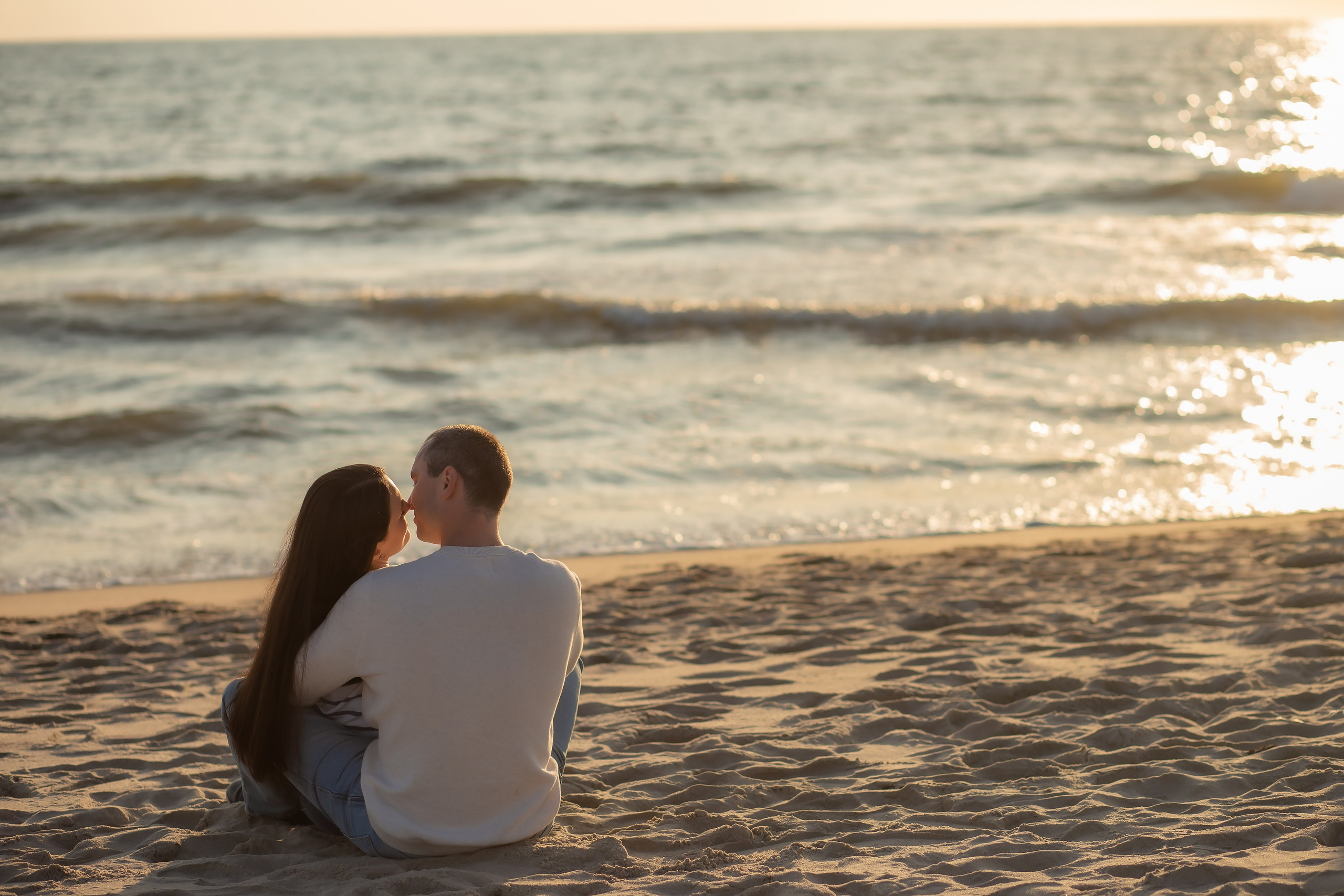 Павел и Татьяна. Закат в Янтарном. Фотограф в Калининграде Решетникова Алина