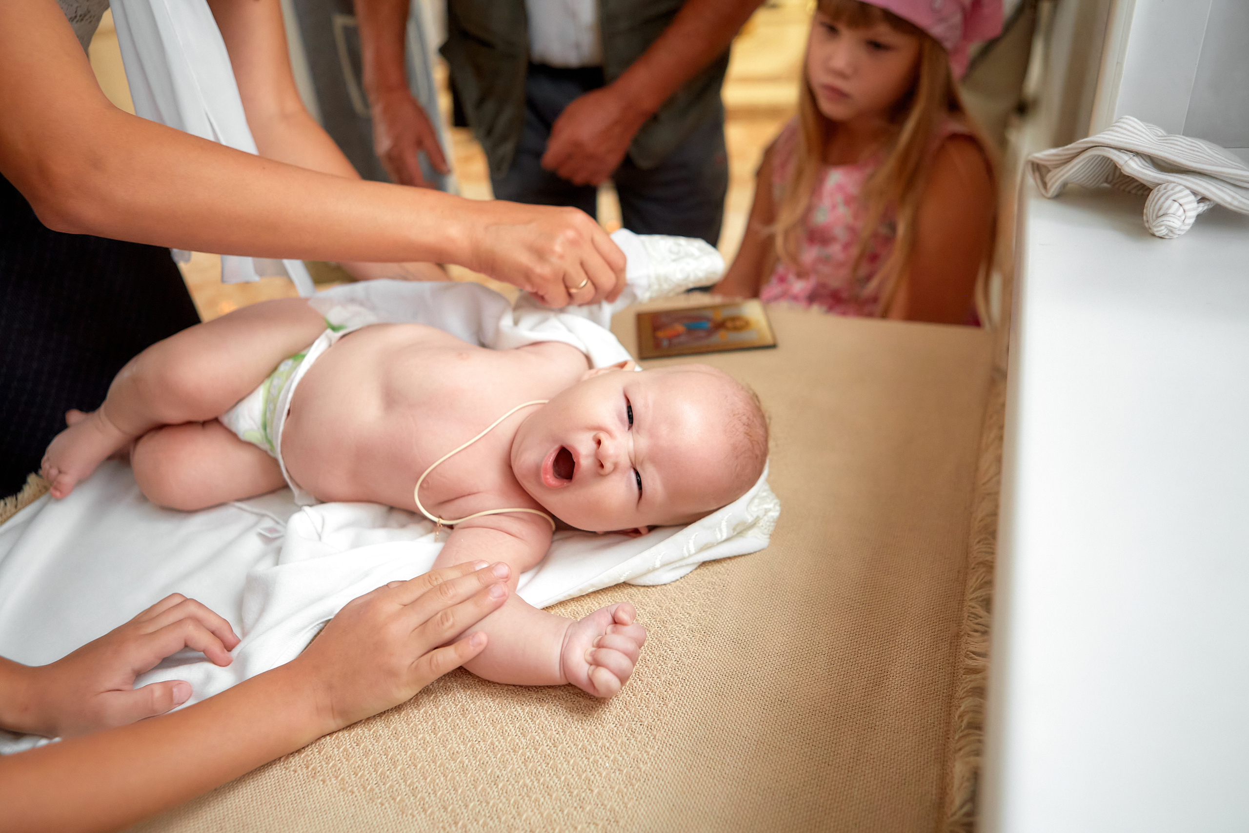 Таинство крещения. Дарья Белякова. Свадебный, детский и семейный фотограф в городе Бийск