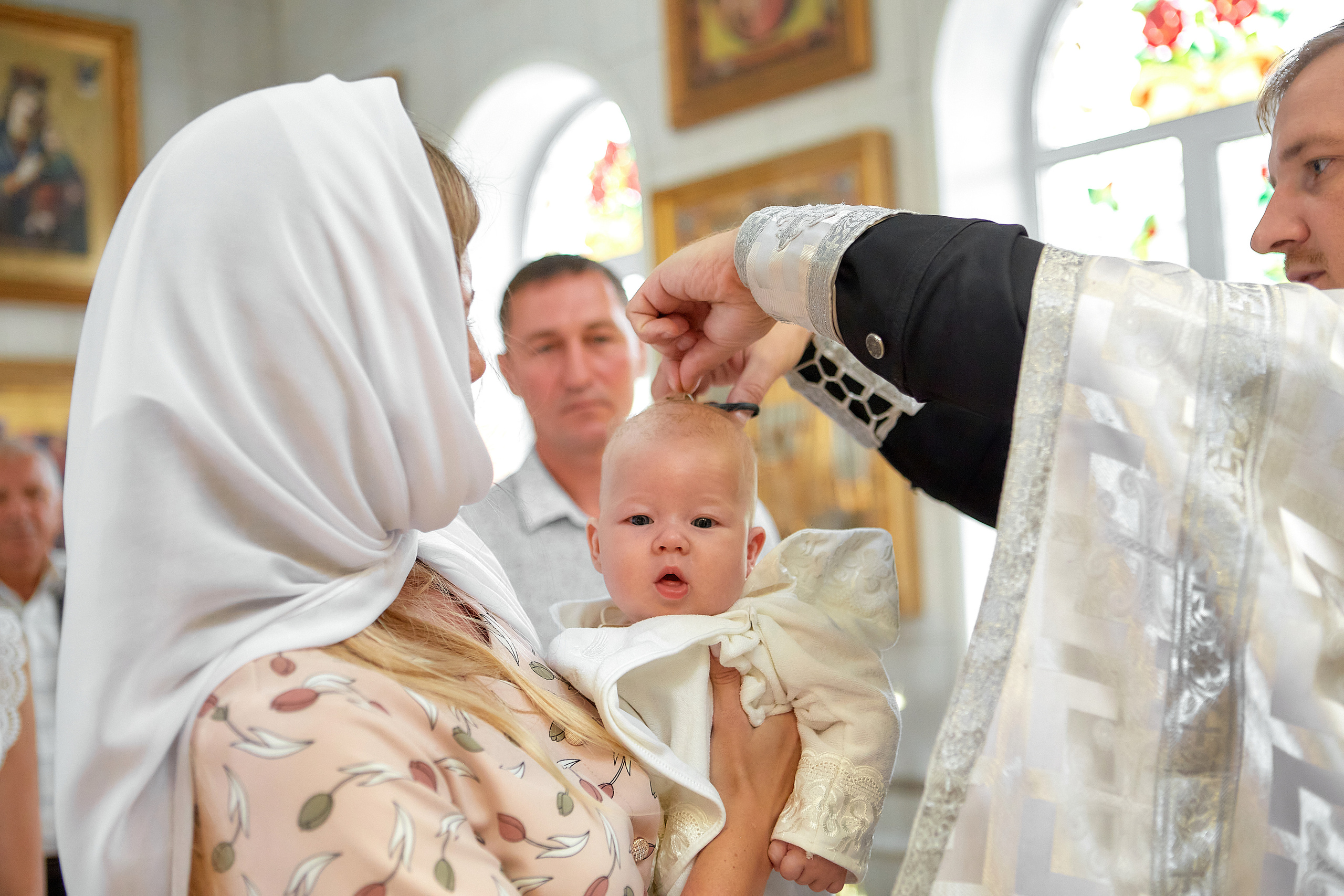 Таинство крещения. Дарья Белякова. Свадебный, детский и семейный фотограф в городе Бийск