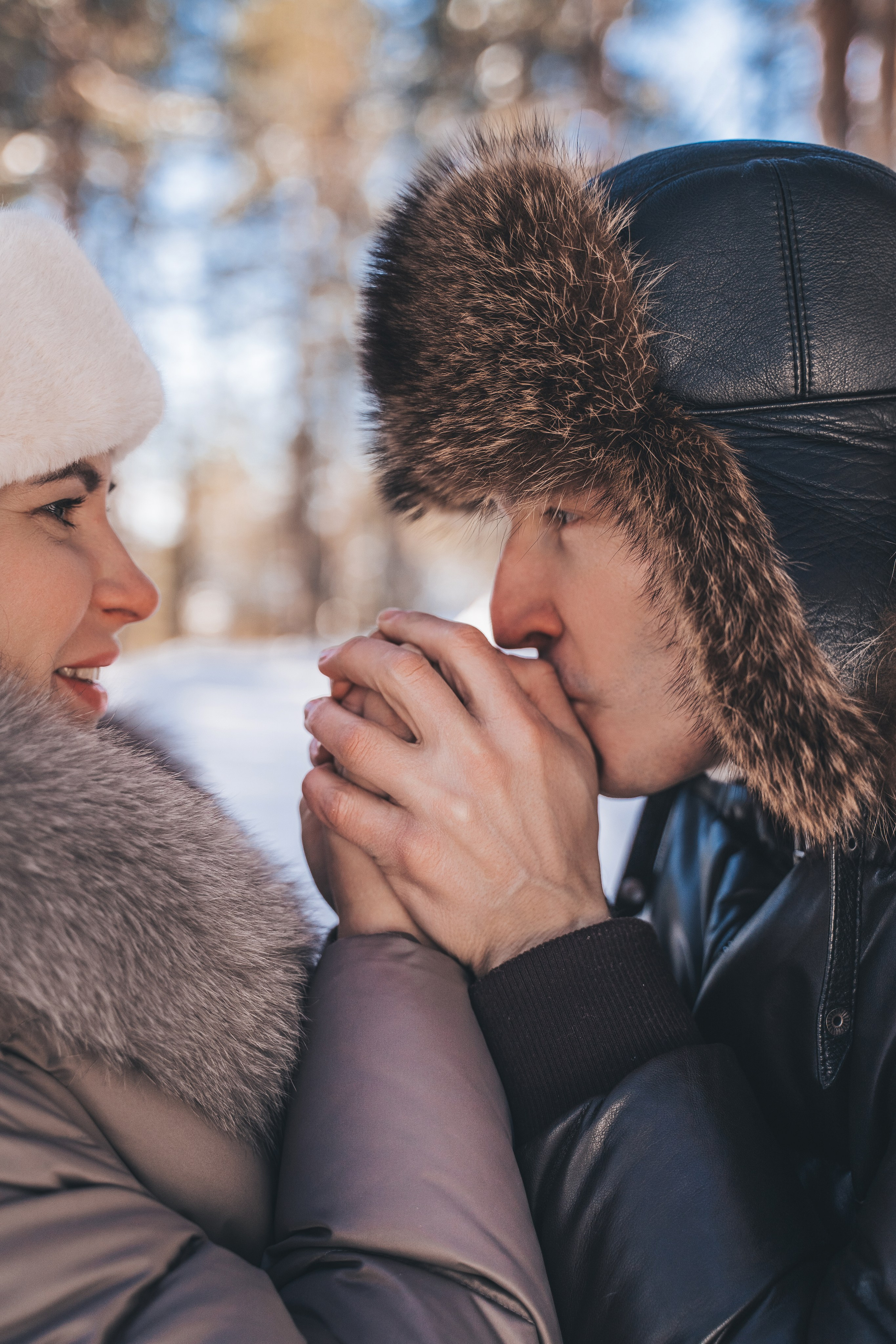 Зимняя lovestory для Витали и Оли. Фотограф в Самаре Екатерина Кроз
