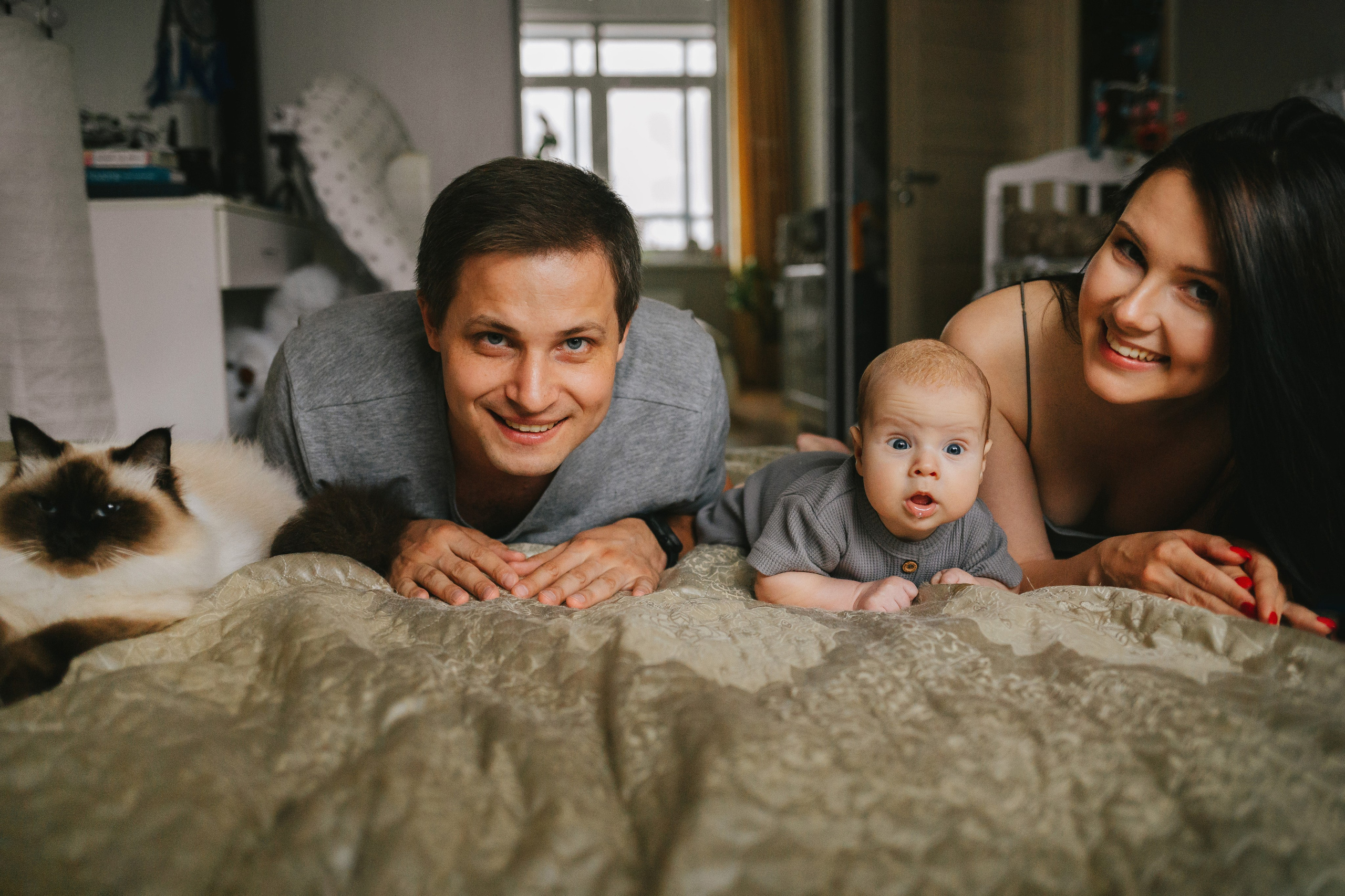 Максим, Олеся и Артём. Семейный lifestyle фотограф в Санкт-Петербурге Людмила Пахомова