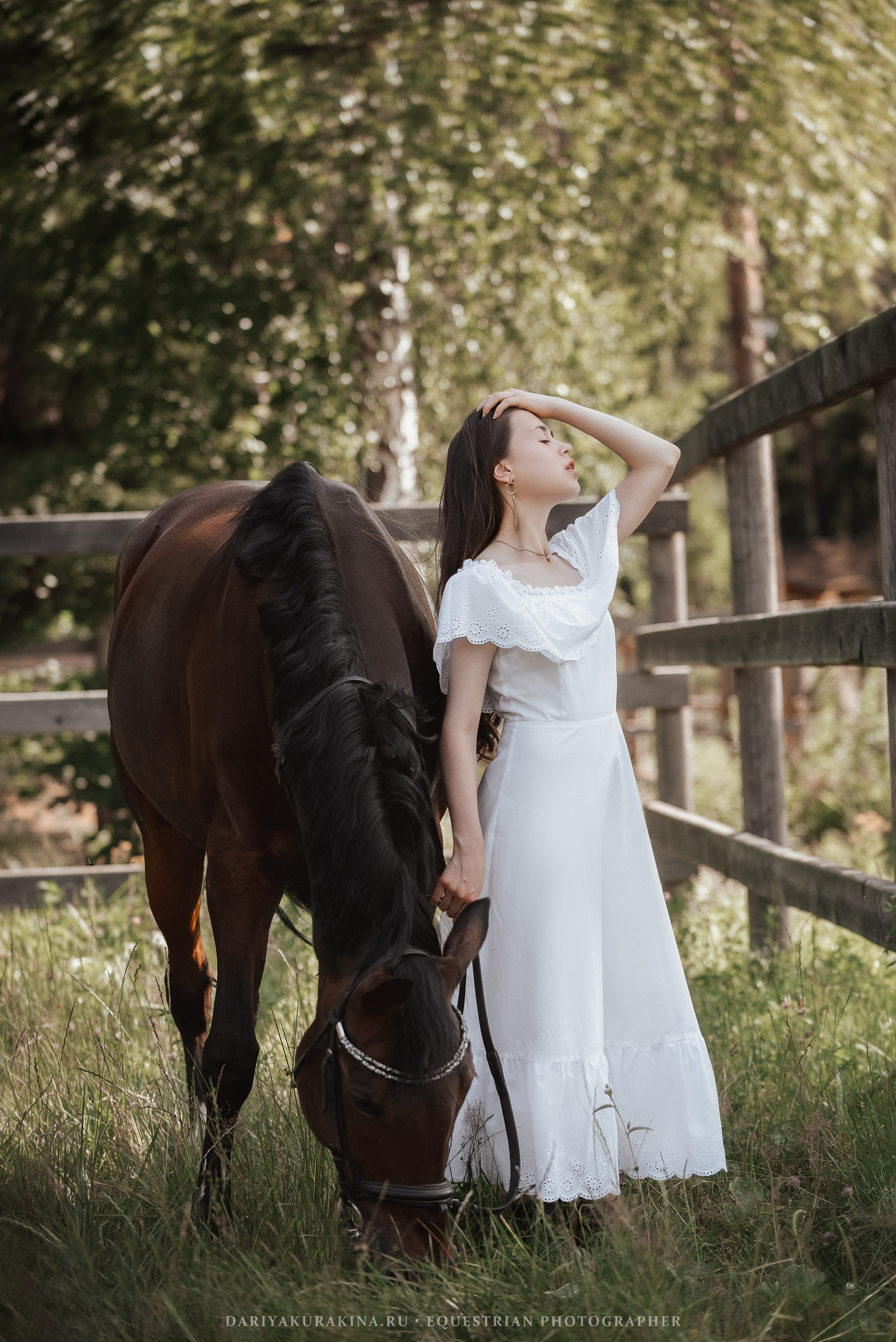 Полина и Заправа. Конный фотограф Куракина Дарья • Фотосессии с лошадьми
