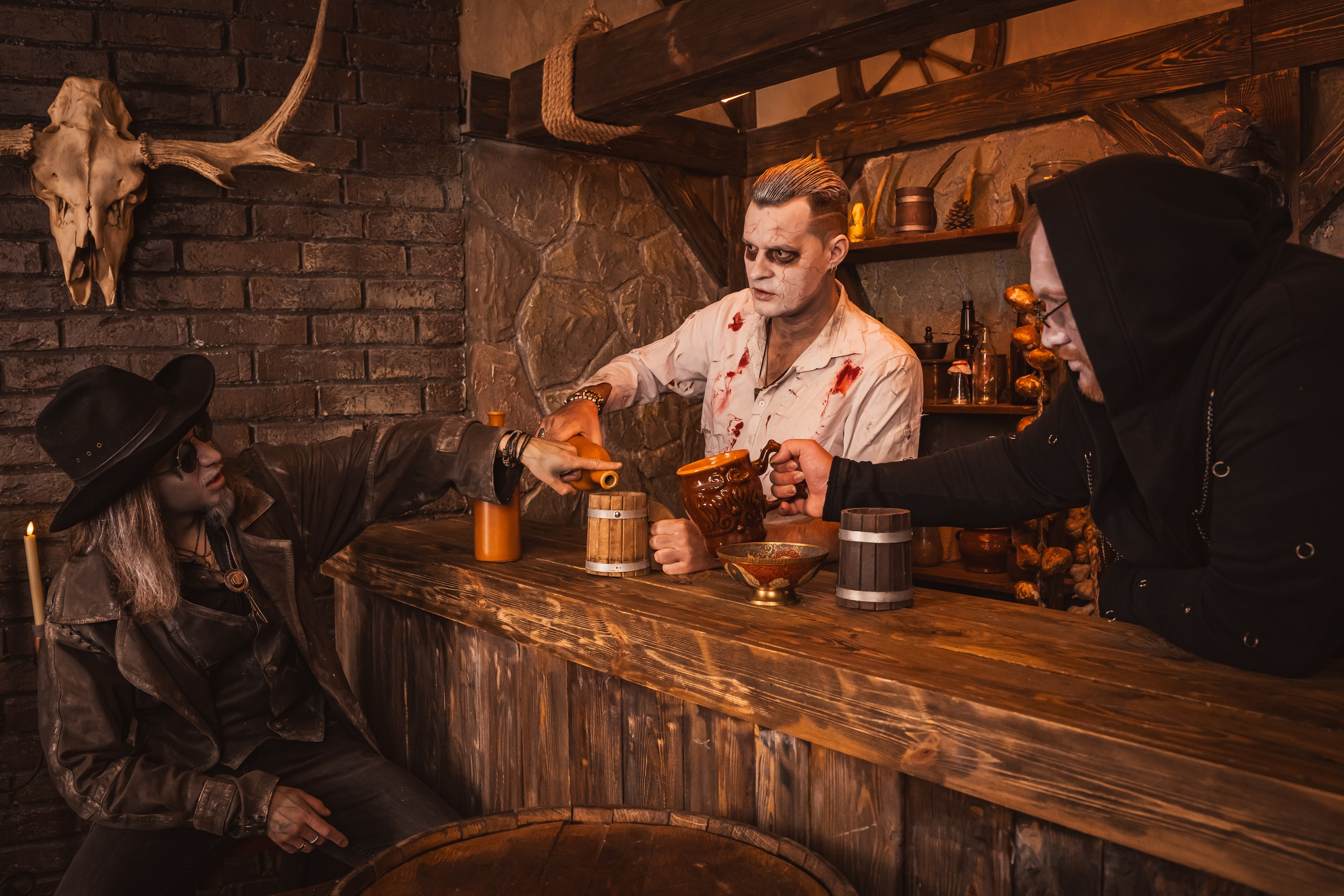 Группа NAGART в таверне. Репортажный фотограф Анастасия Рубцова