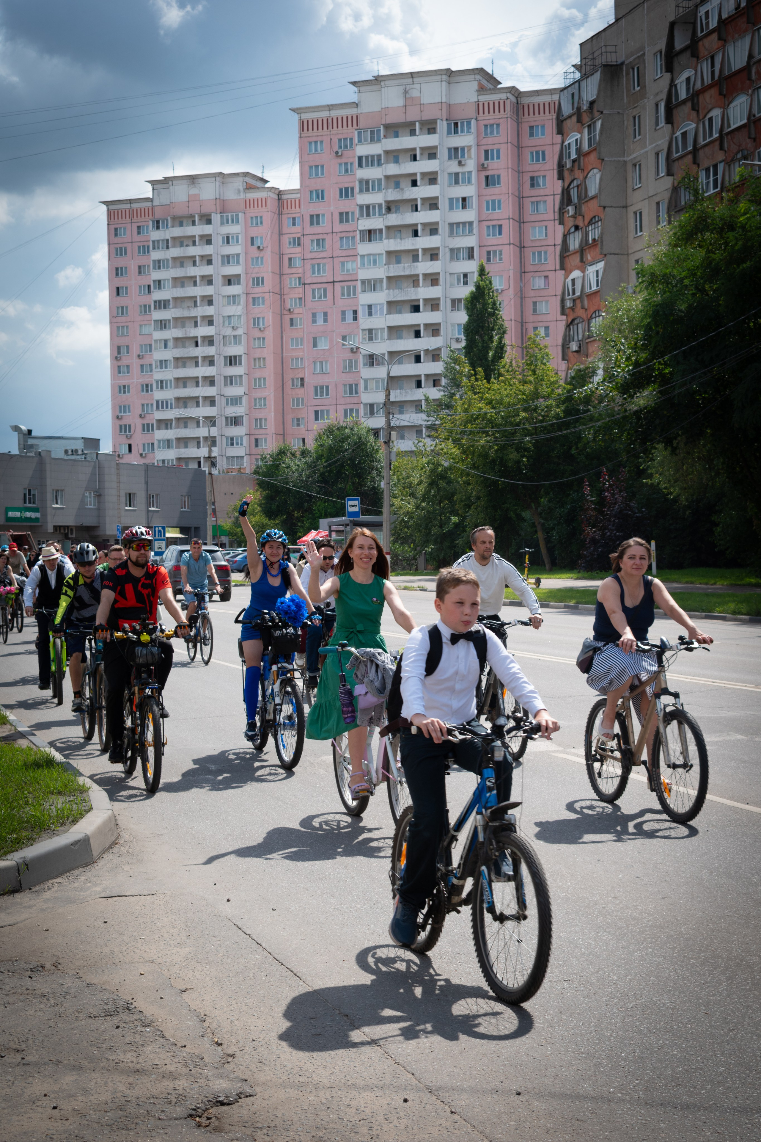 «Леди на велосипеде» — велопробег по г. Жуковскому 2025. Репортажный фотограф Сыбер Мартти