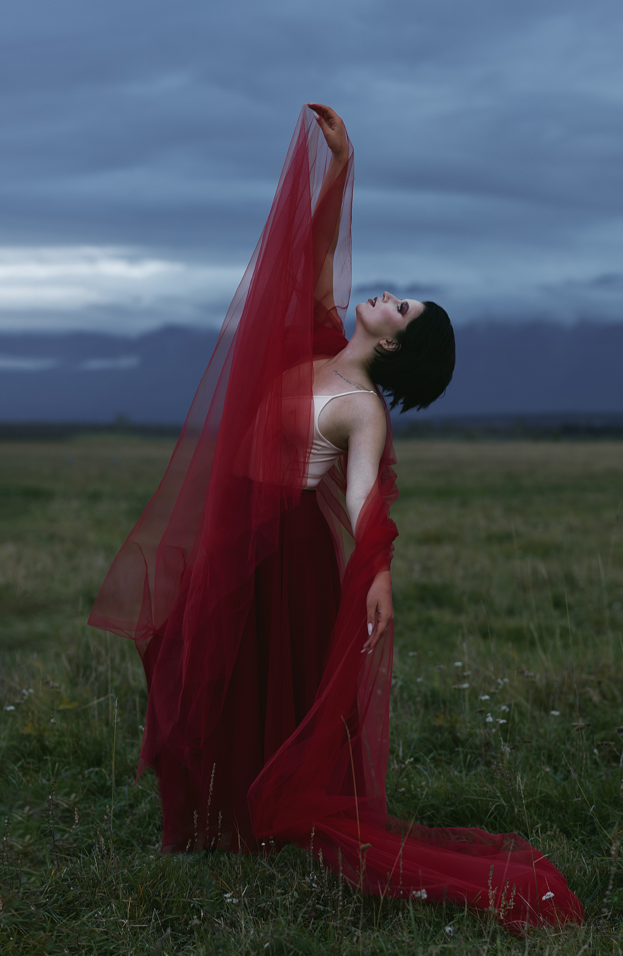 Dance with wind. Портретный фотограф Кристина Лукьянова