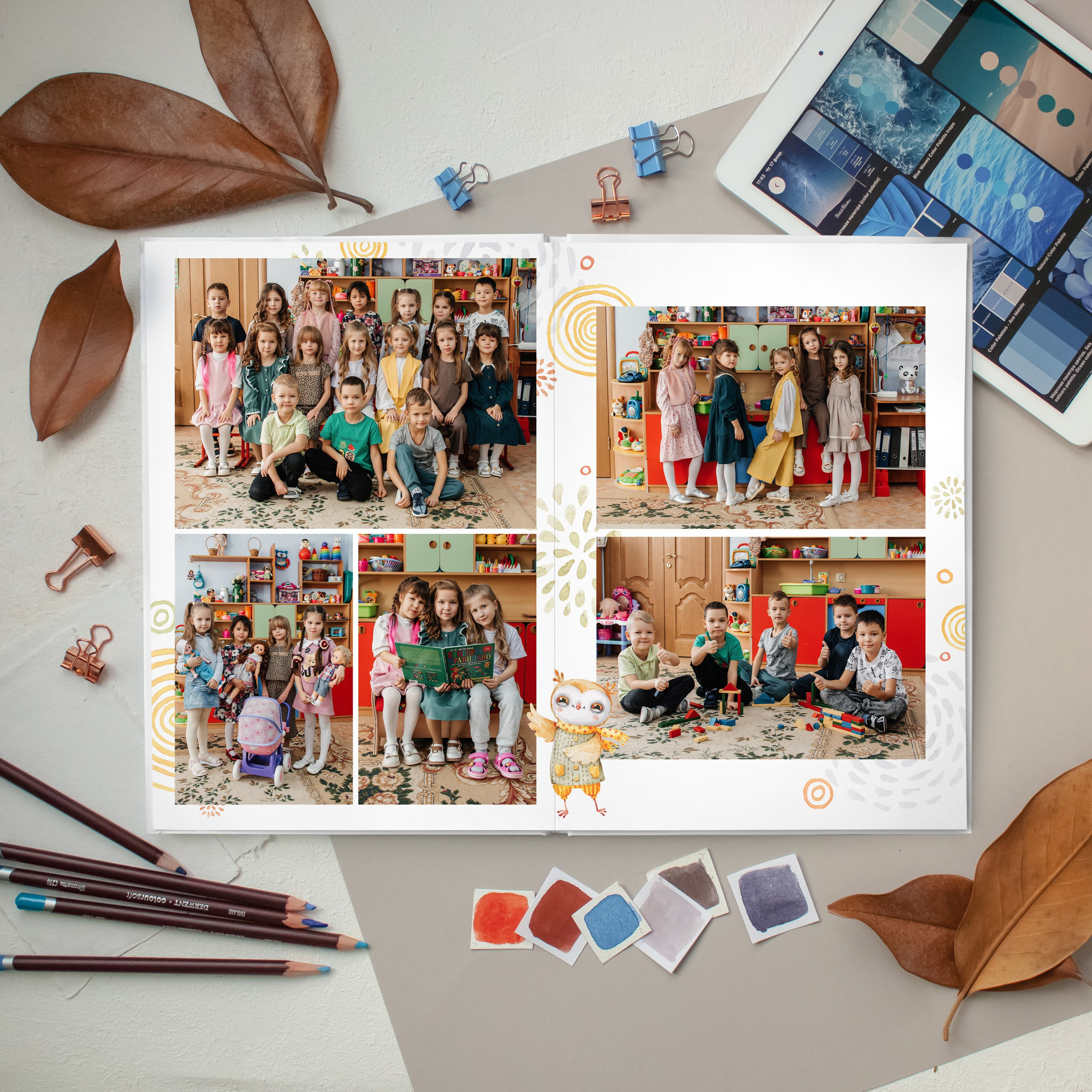 Совушки. Дизайнер fotokniga_ast