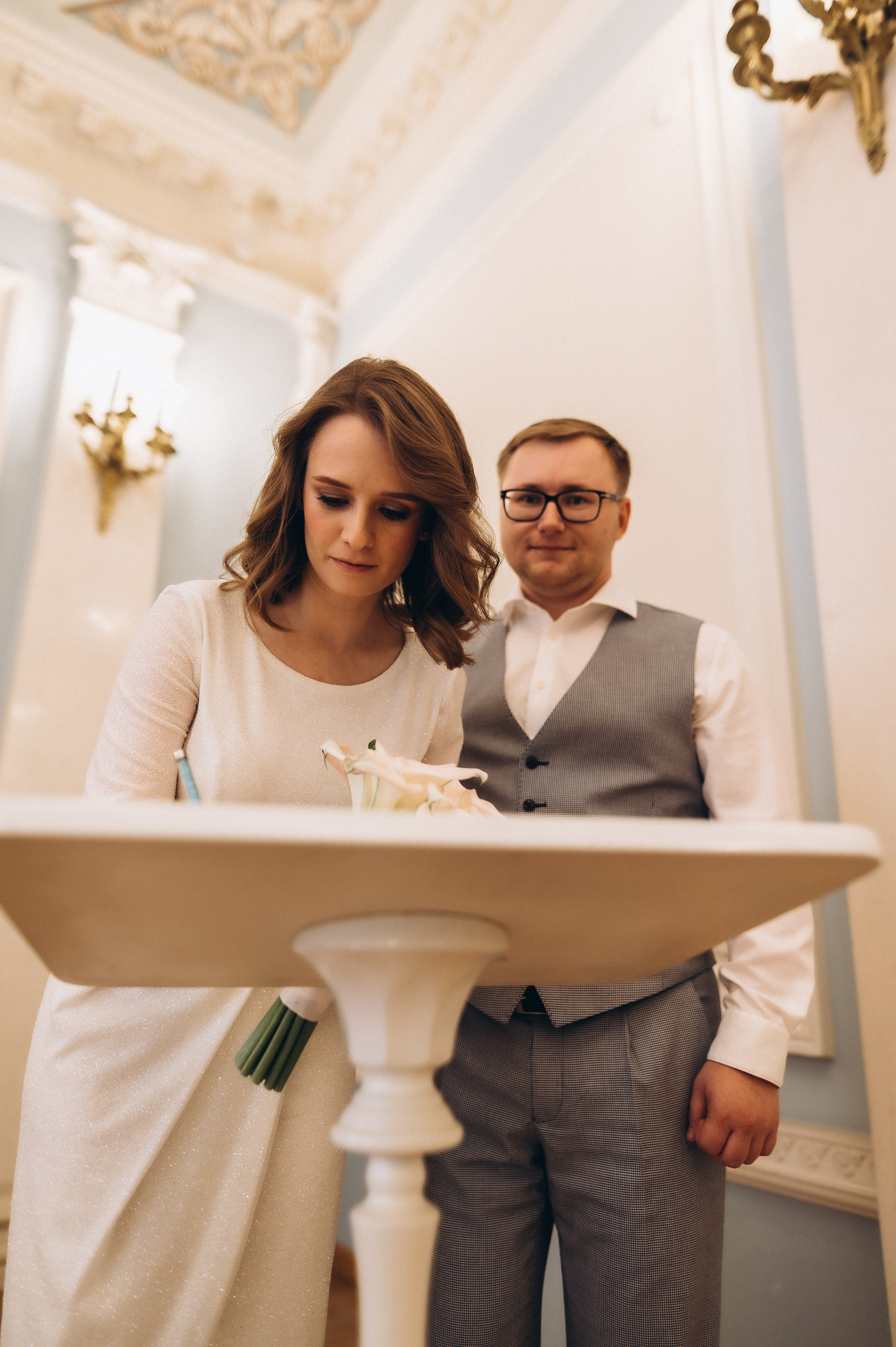 Загс+Оранжерея (камерная свадьба). Фотограф ПИТЕР СПБ Надежда Баранова