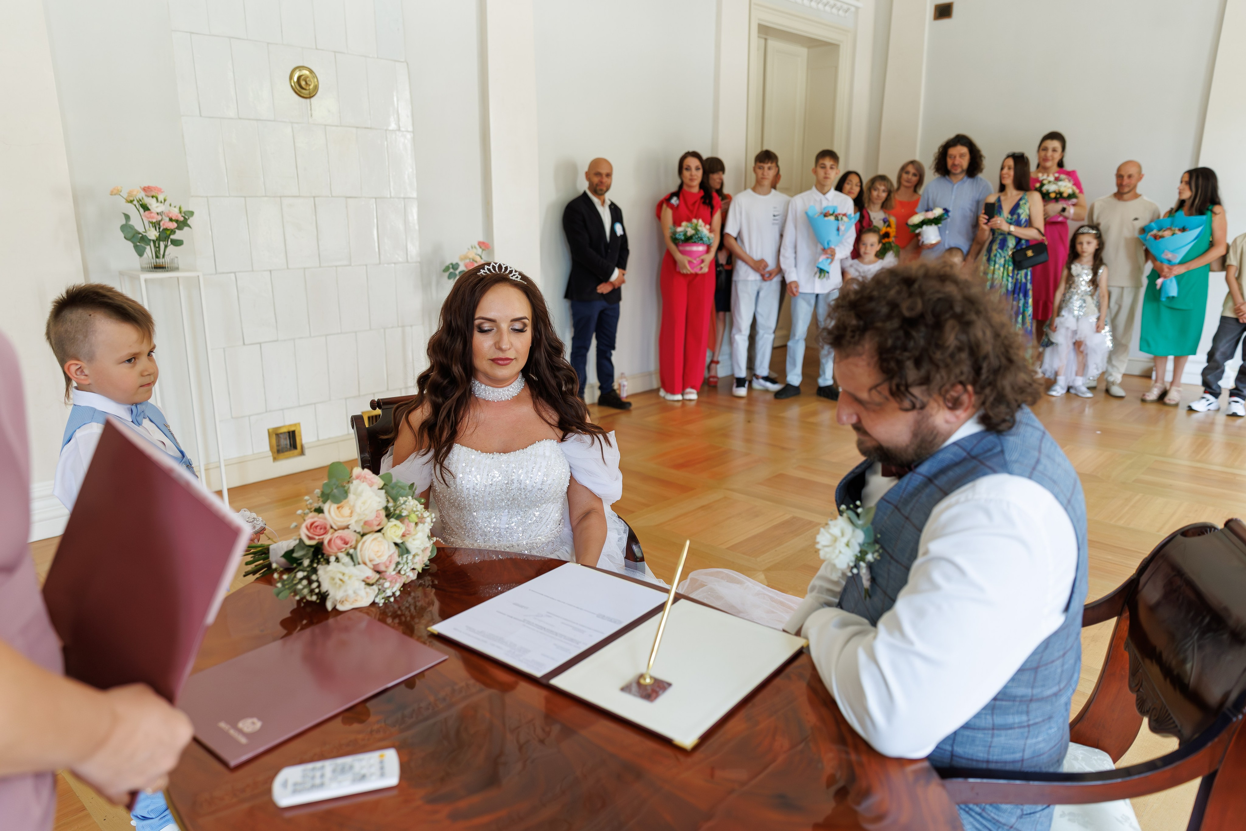 Регистрация брака в усадьбе Муравьевых-Апостолов. Свадебный фотограф Москва и МО Сергей Киржаев