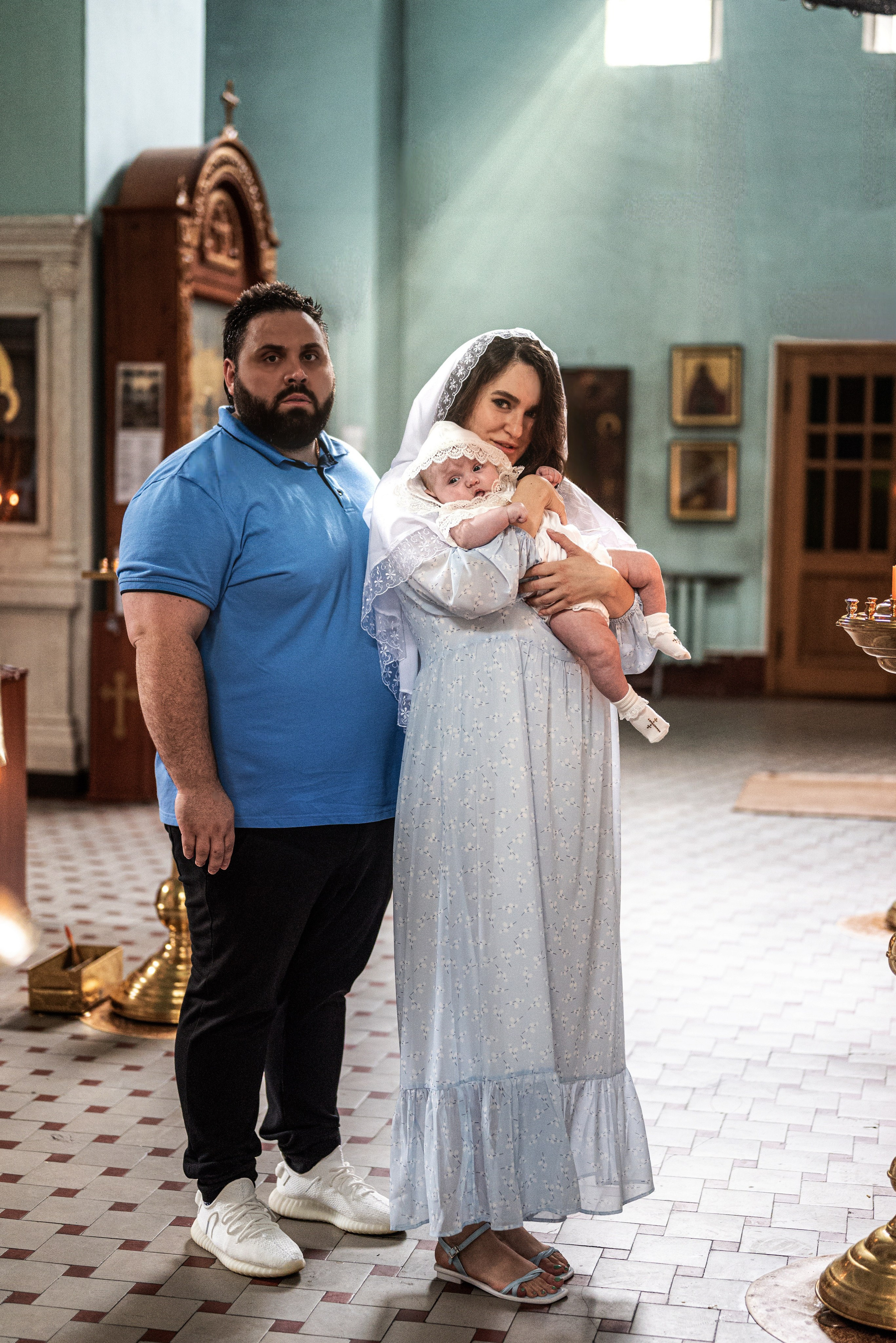 Крещение Анна. Семейный и детский фотограф Москва