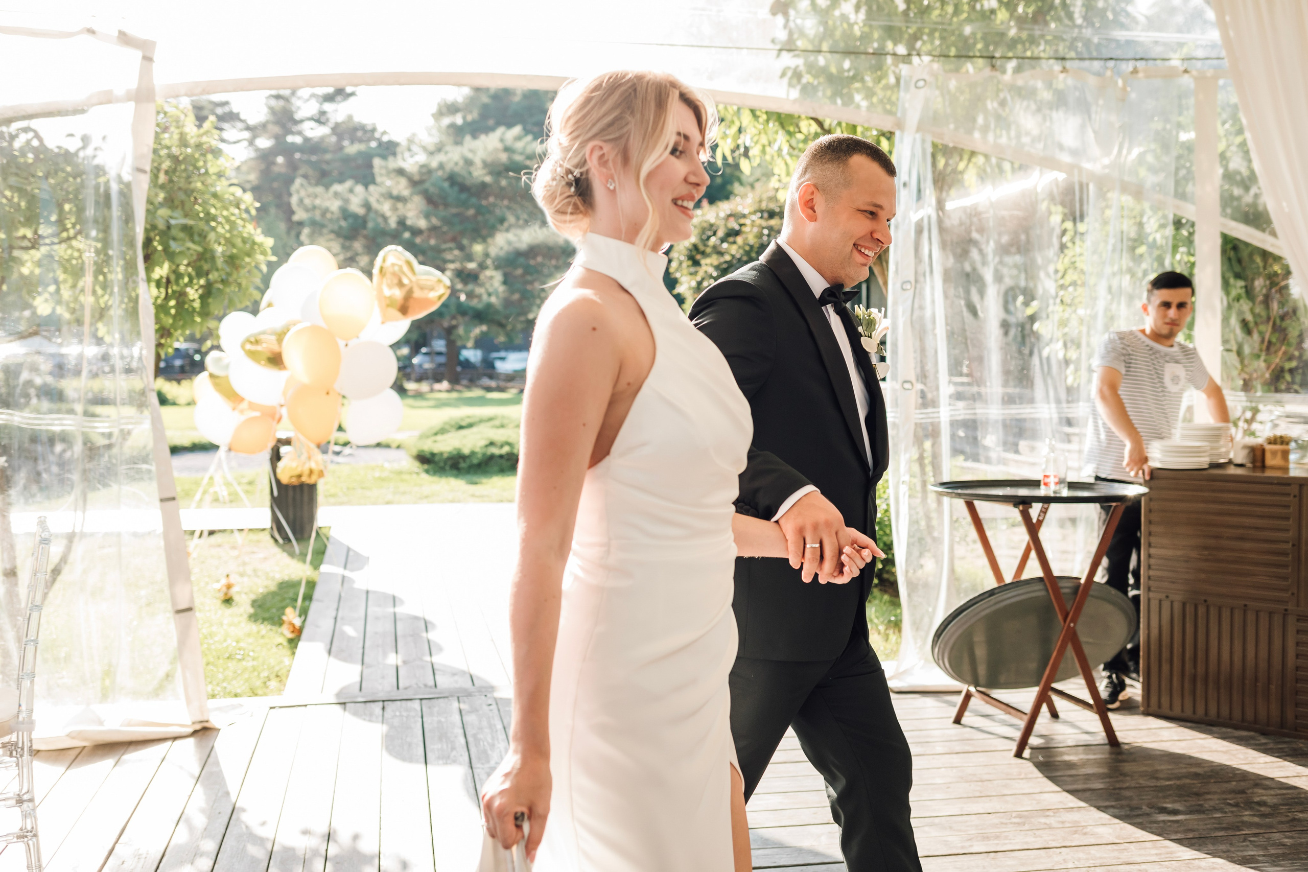 Ольга и Сергей. Свадьба в шатре. Свадебный и семейный фотограф в Москве Евгения Лисина