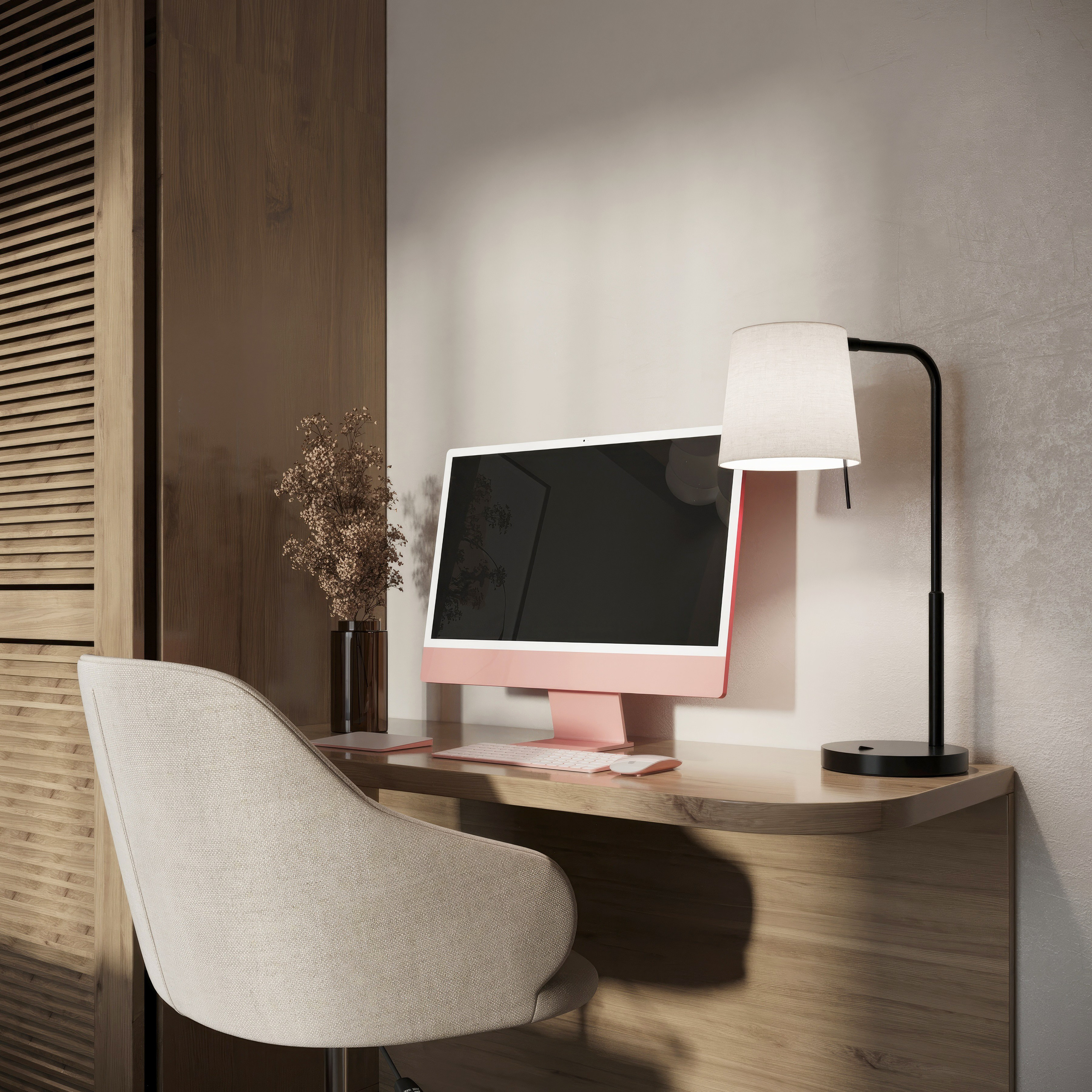 Countryside Cottage — Interior Design with Natural Materials. 3D INTERIOR AND ARCHITECTURE VISUALIZATION