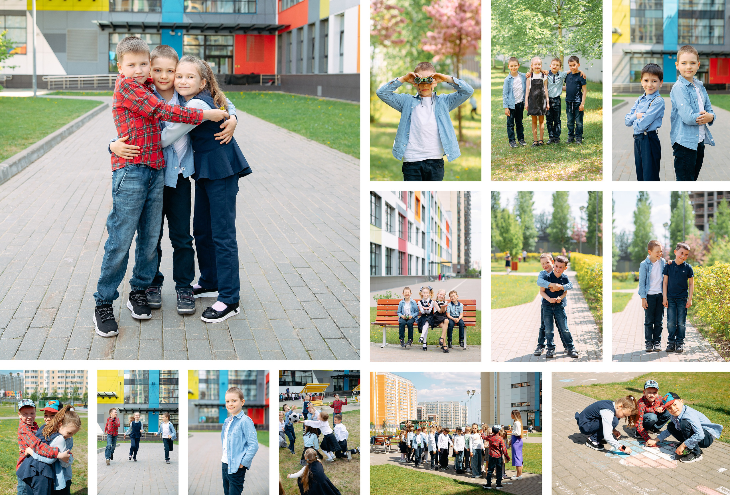 Альбом Первоклассника. Семейный и детский фотограф в Москве Тихонова Ксения