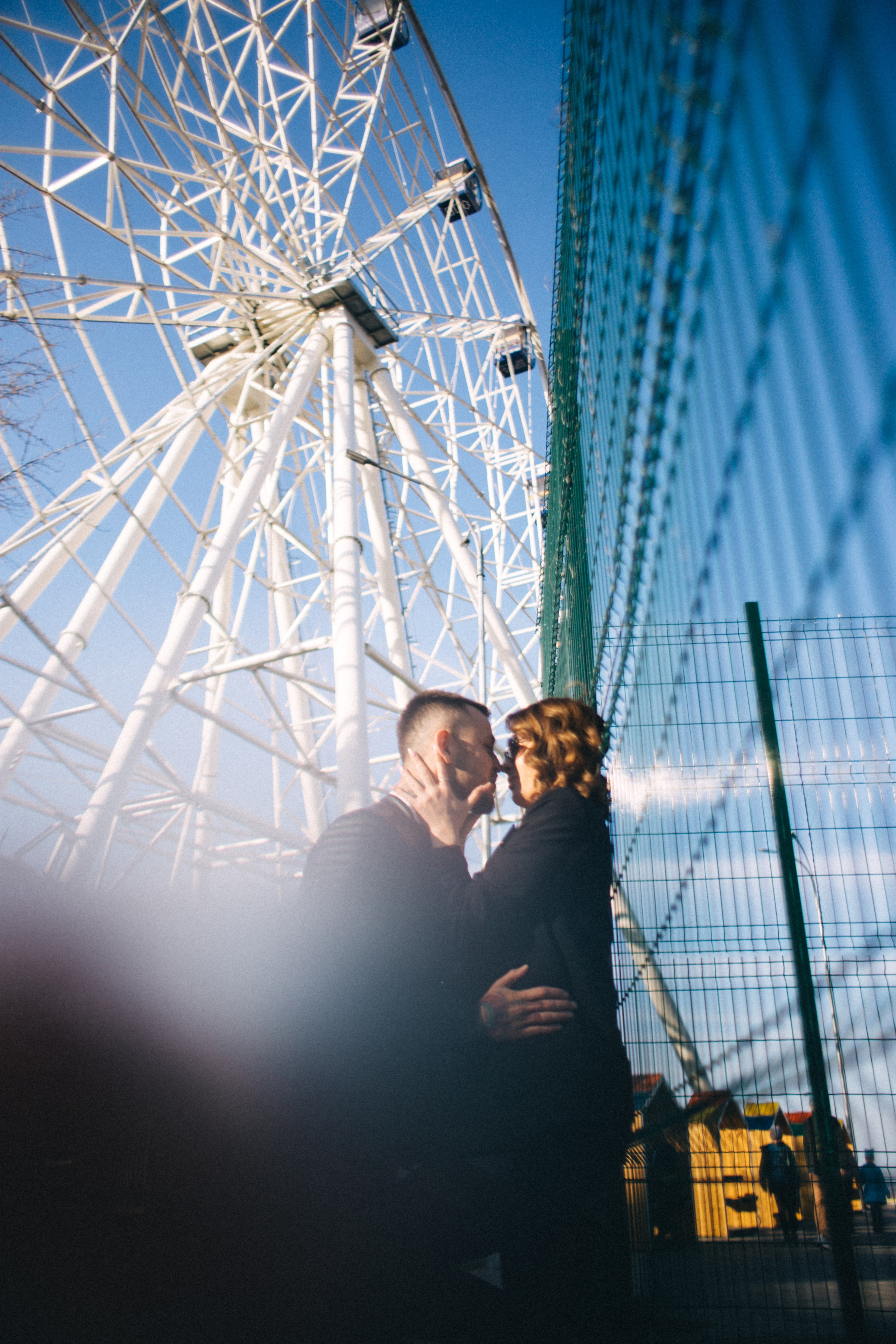 У Колеса обозрения. Фотограф в Нижнем Новгороде