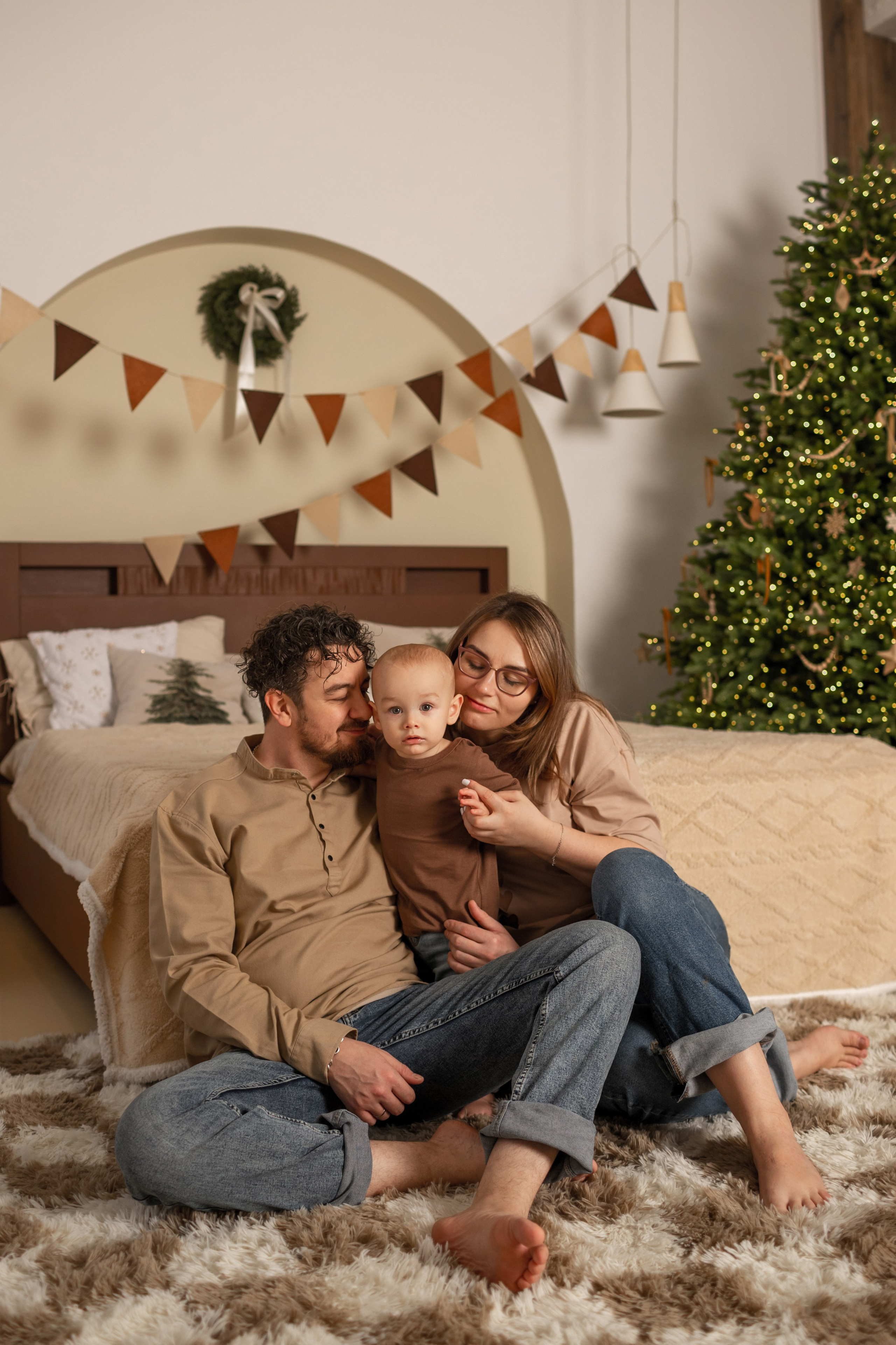 Семейная новогодняя фотосессия. Свадебный фотограф Кирилл Белый