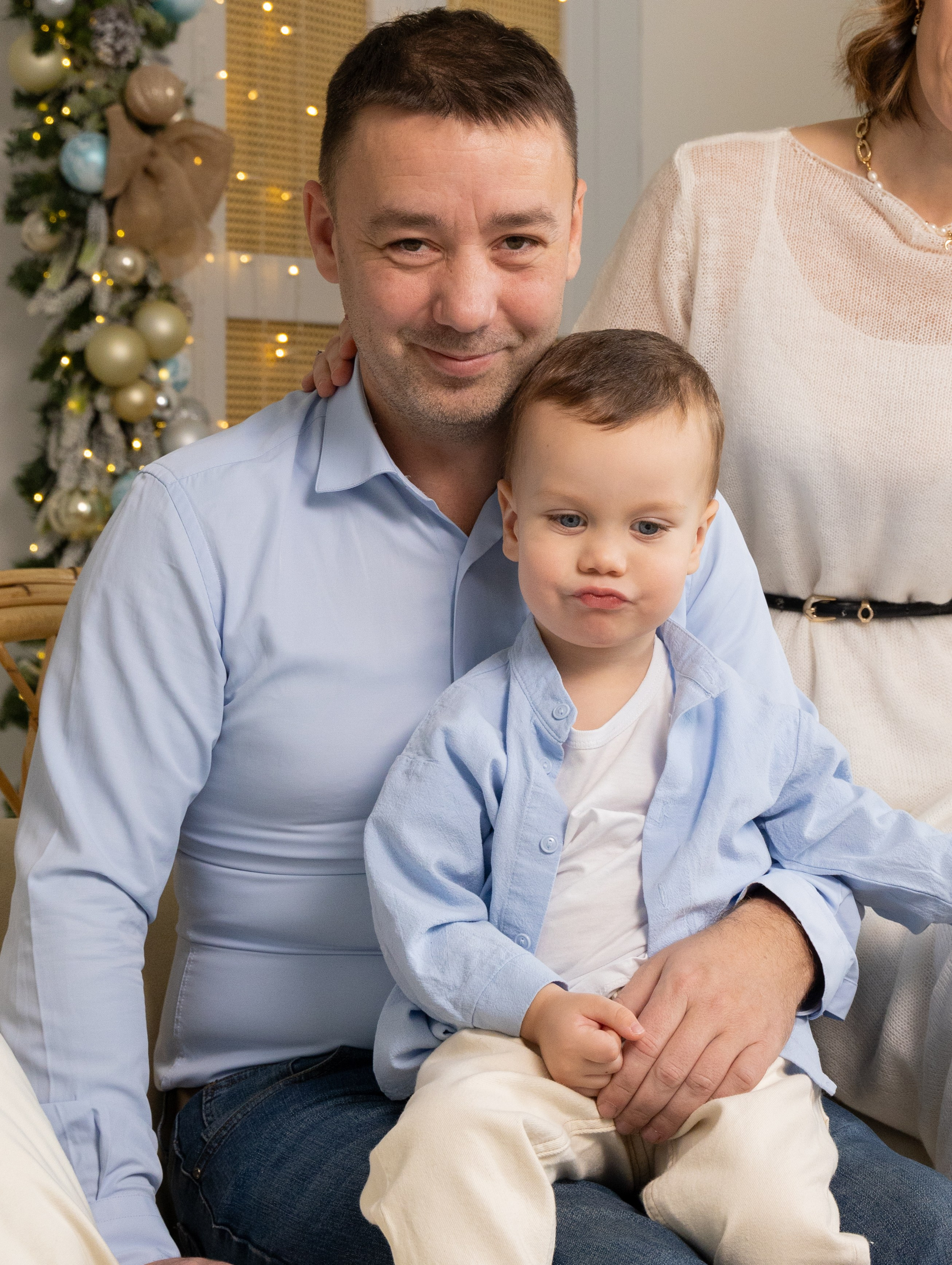 Новогодняя семейная съемка. Фотограф в Новосибирске Анна Полторацкая