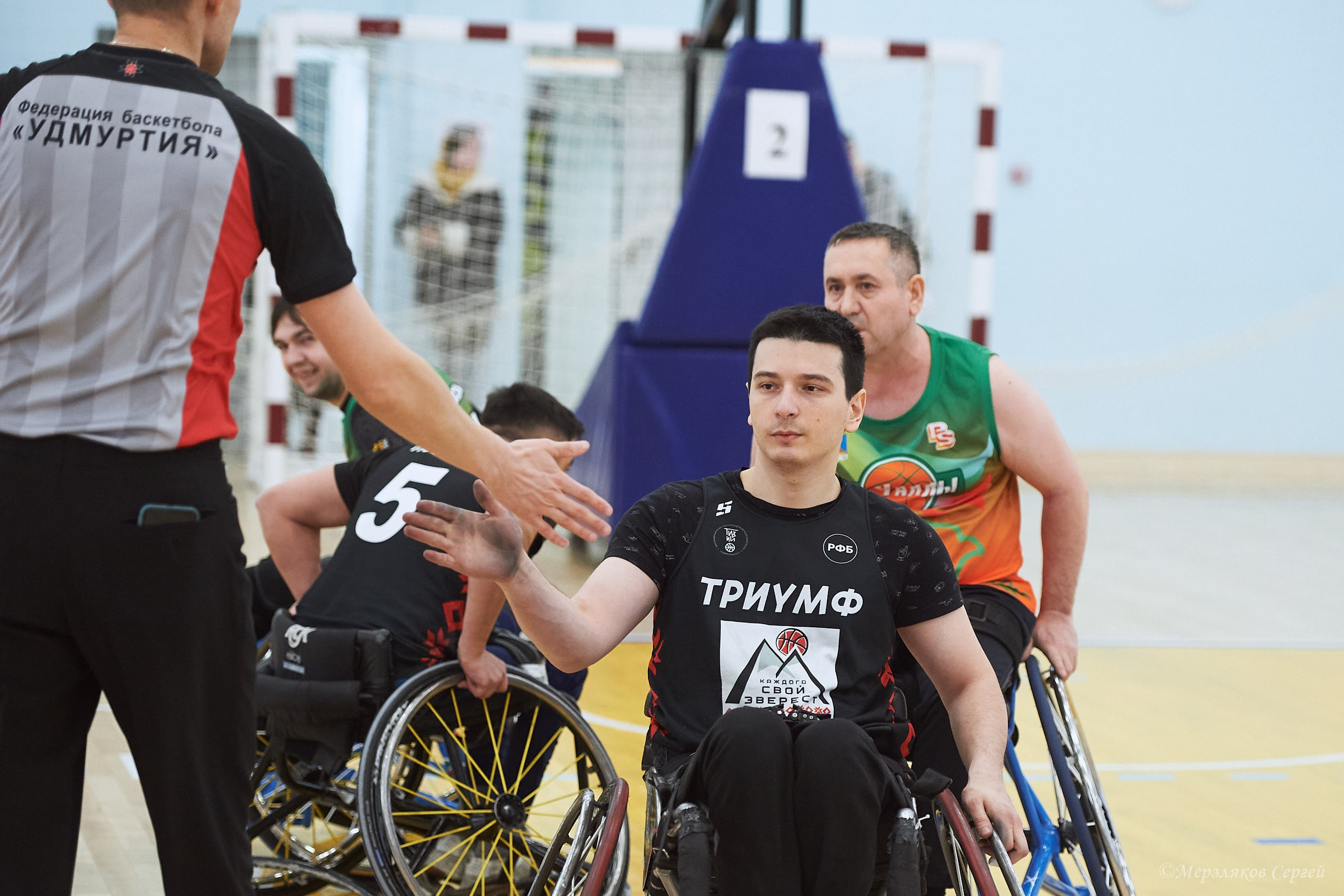 X традиционный Рождественский турнир по баскетболу на колясках. Ижевск. Спортивный репортажный фотограф в Ижевске Сергей Мерзляков