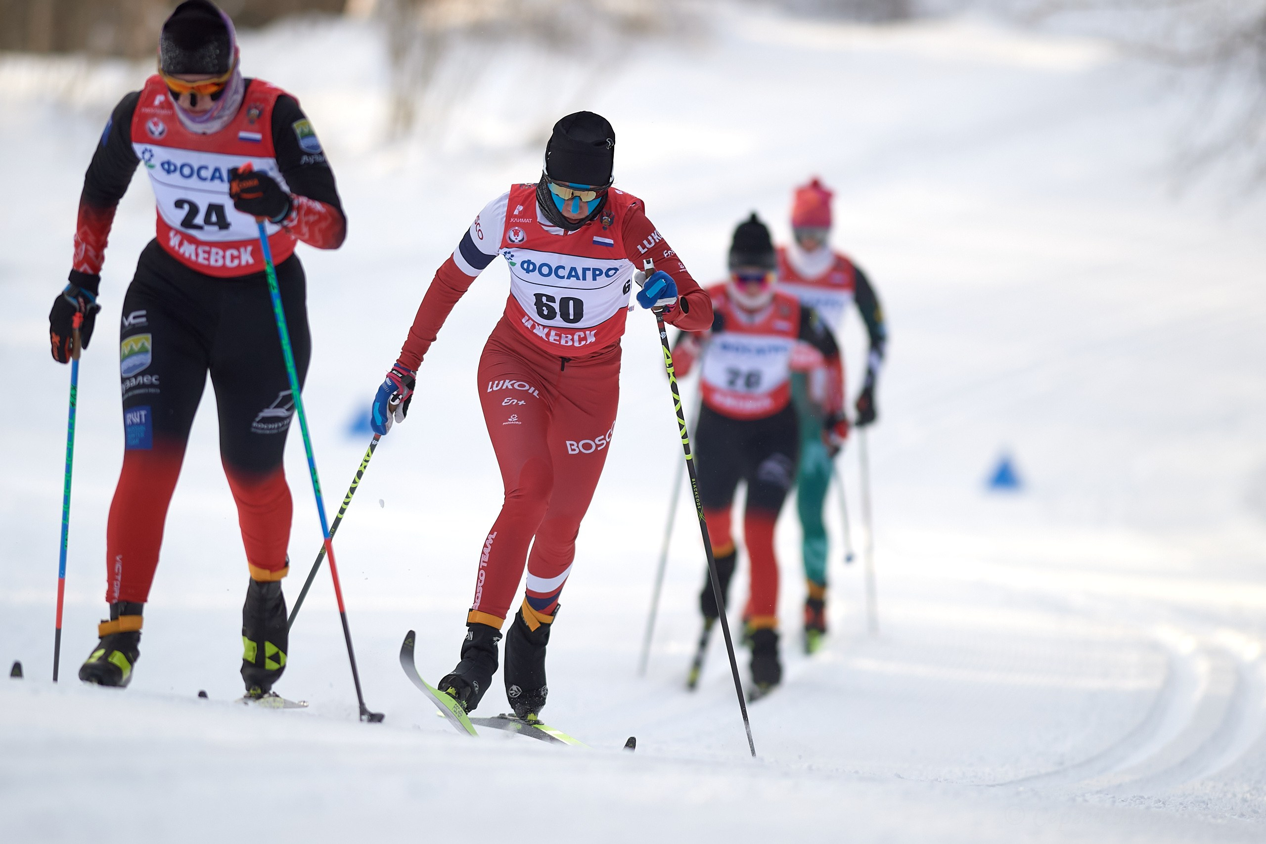 VI этап ФосАгро Кубка России по лыжным гонкам. Ижевск 25.01.2025 и 26.01.2025. Спортивный репортажный фотограф в Ижевске Сергей Мерзляков